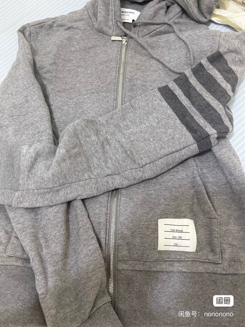 Thom Browne Thom Browne Zippered hoodie Size US S / EU 44-46 / 1 - 1 Thumbnail