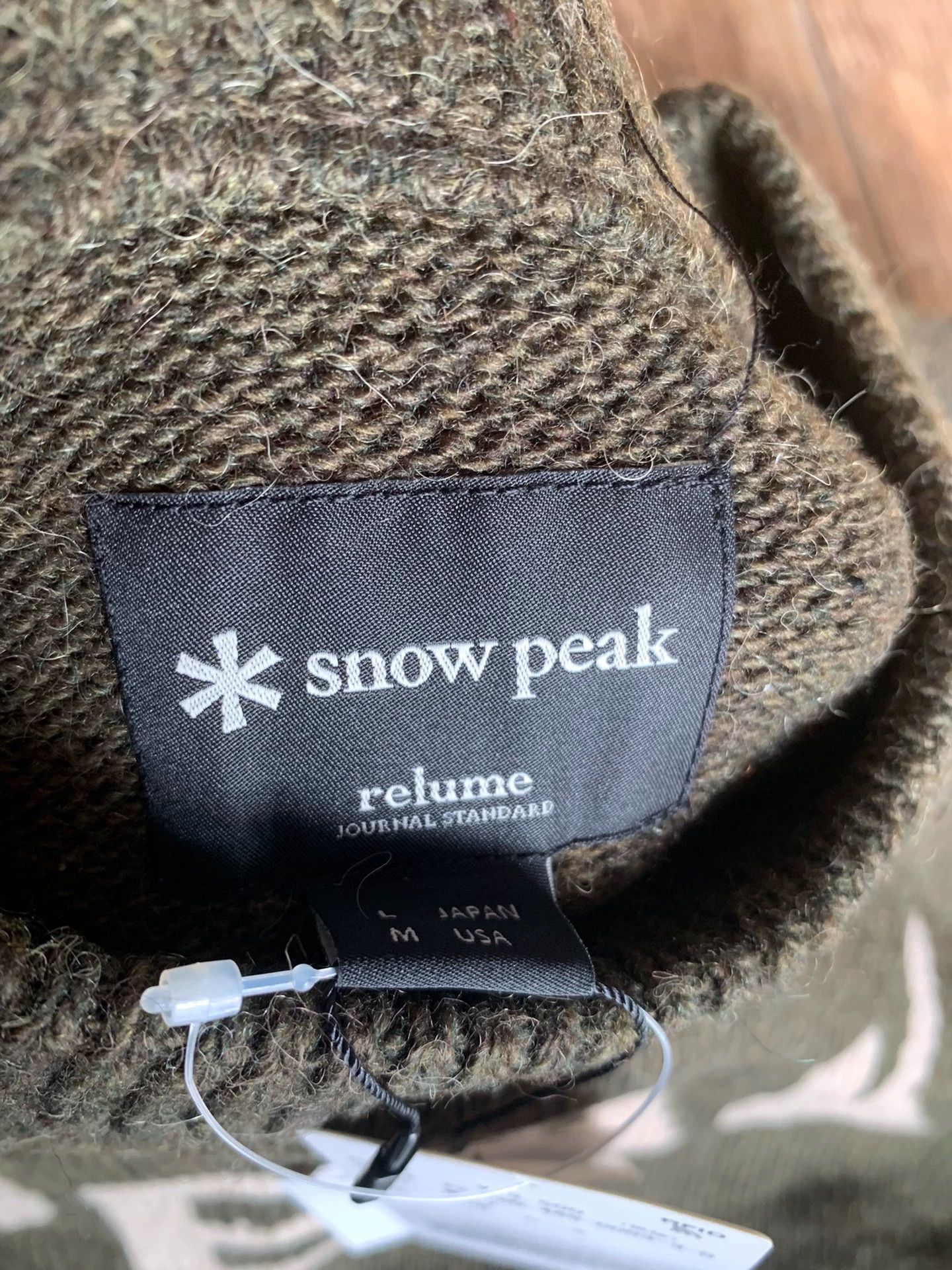 Snow Peak SNOW PEAK × JS Wool Knit Warm Crew Pullover Sweater L New Size US L / EU 52-54 / 3 - 2 Thumbnail