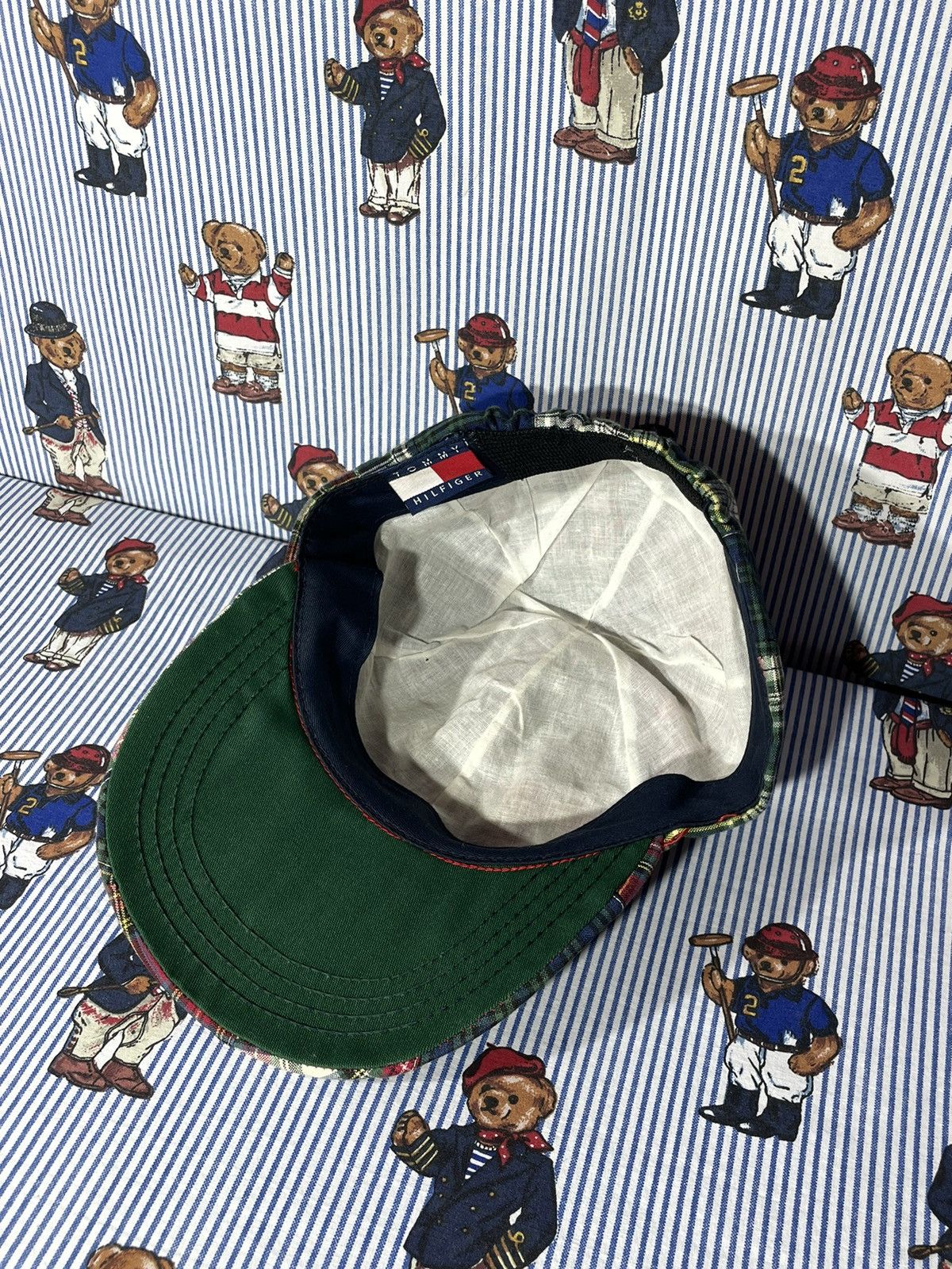Tommy Hilfiger × Vintage Cap Tommy Hilfiger Lion Crest Patch OG Vintage 90’s Size ONE SIZE - 12 Thumbnail