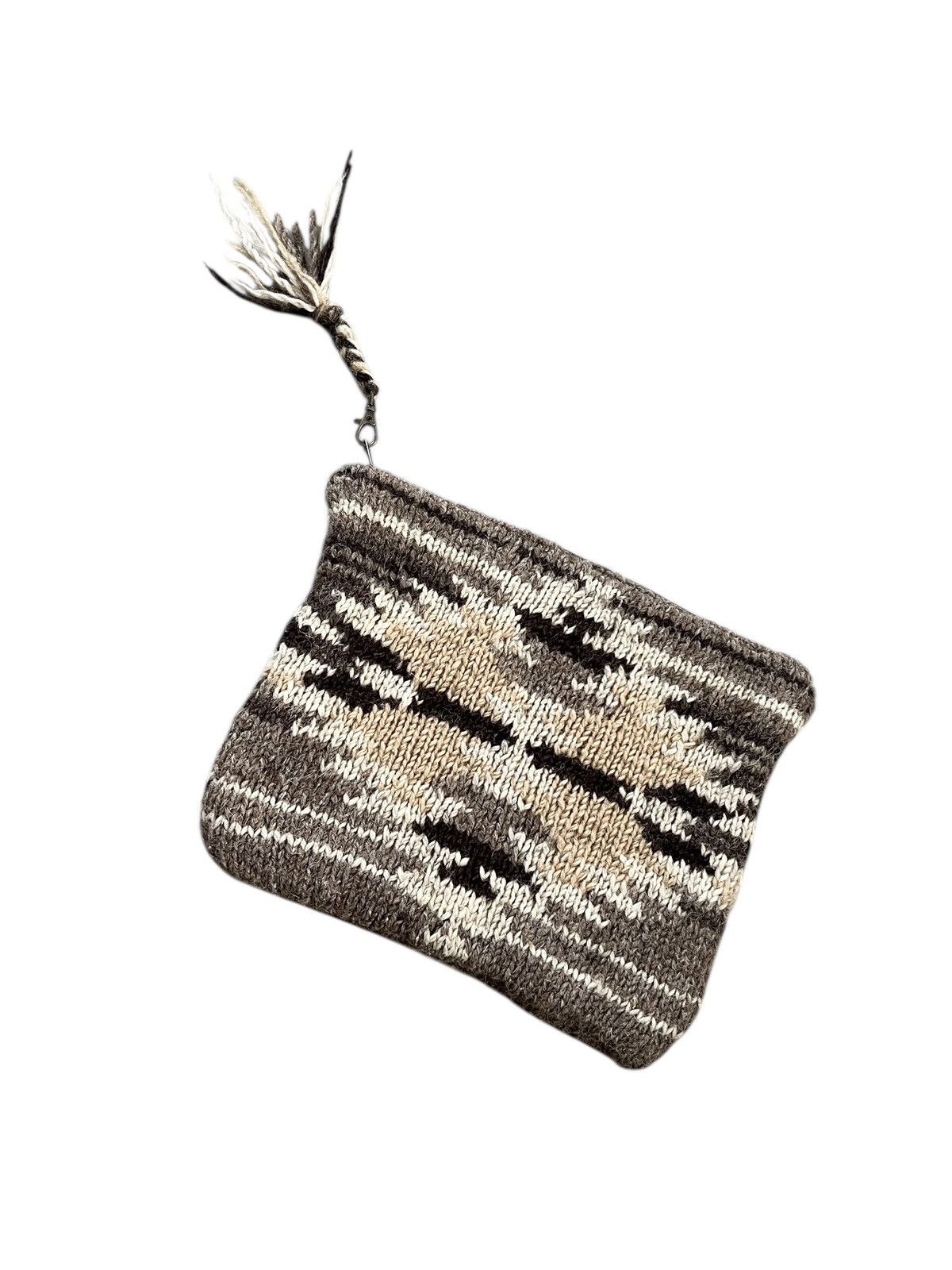 GOA 2000s Goa Native Pattern Knit Clutch Bag Size ONE SIZE - 1 Thumbnail