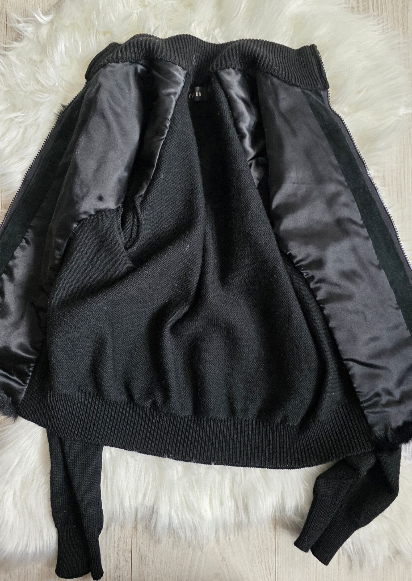 Other Short jacket made of natural goat fur - Creton Size S / US 4 / IT 40 - 2 Thumbnail