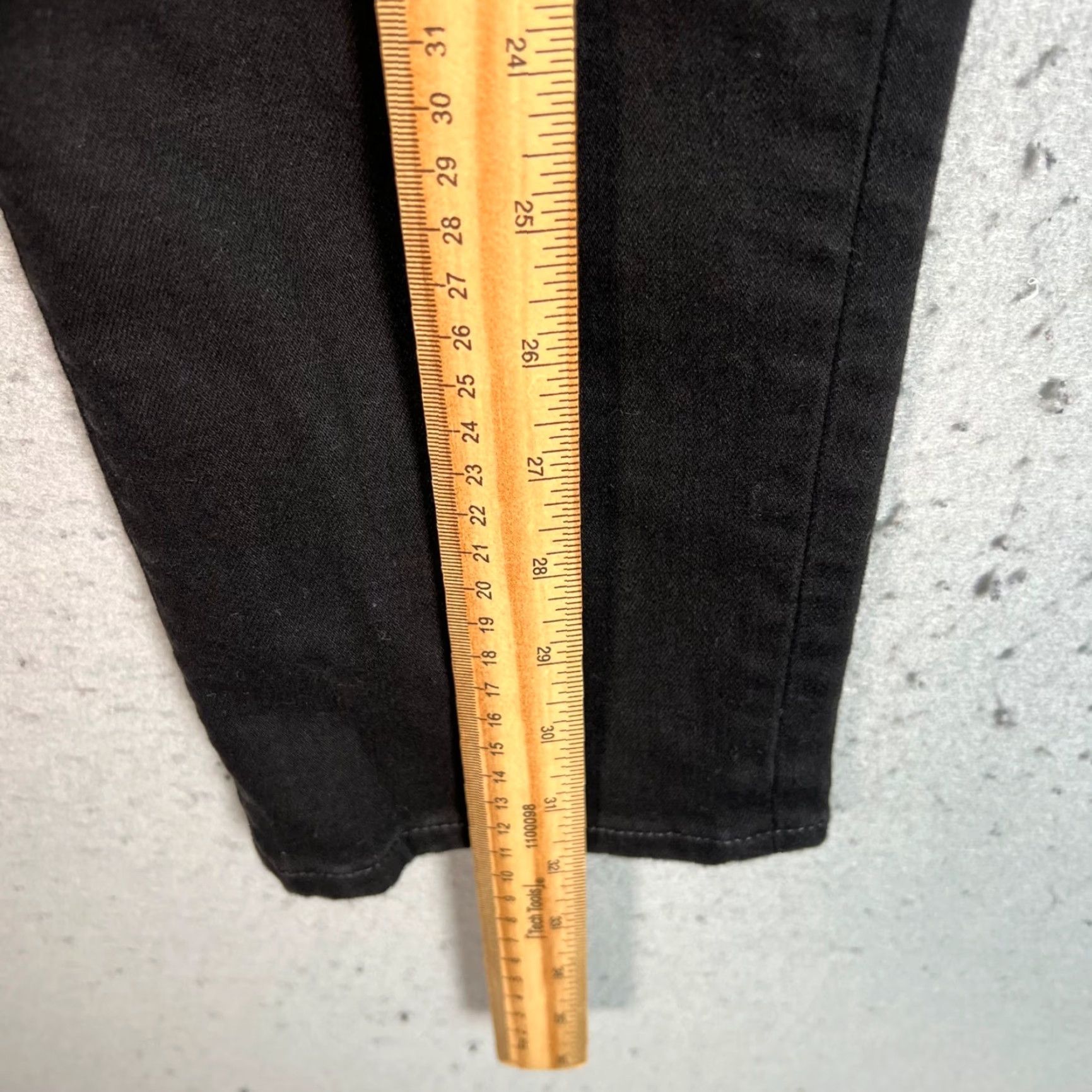 J.Crew VINTAGE J.CREW Essential Straight Jeans Womens 25P Petite Dark Wash Cotton Blend Denim Black - 24" Inseam - Mens? (No gender) Size 42" / US 20 - 5 Thumbnail