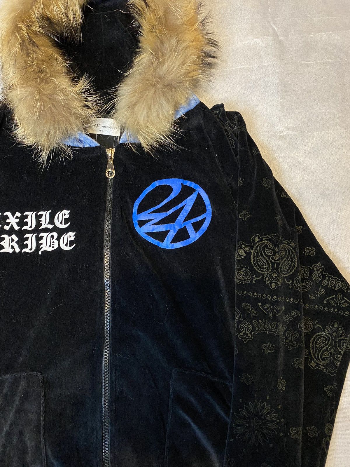 If Six Was Nine × Japanese Brand × Le Grande Bleu (L.G.B.) velvet fur hoodie 24karats japan Size US S / EU 44-46 / 1 - 5 Thumbnail