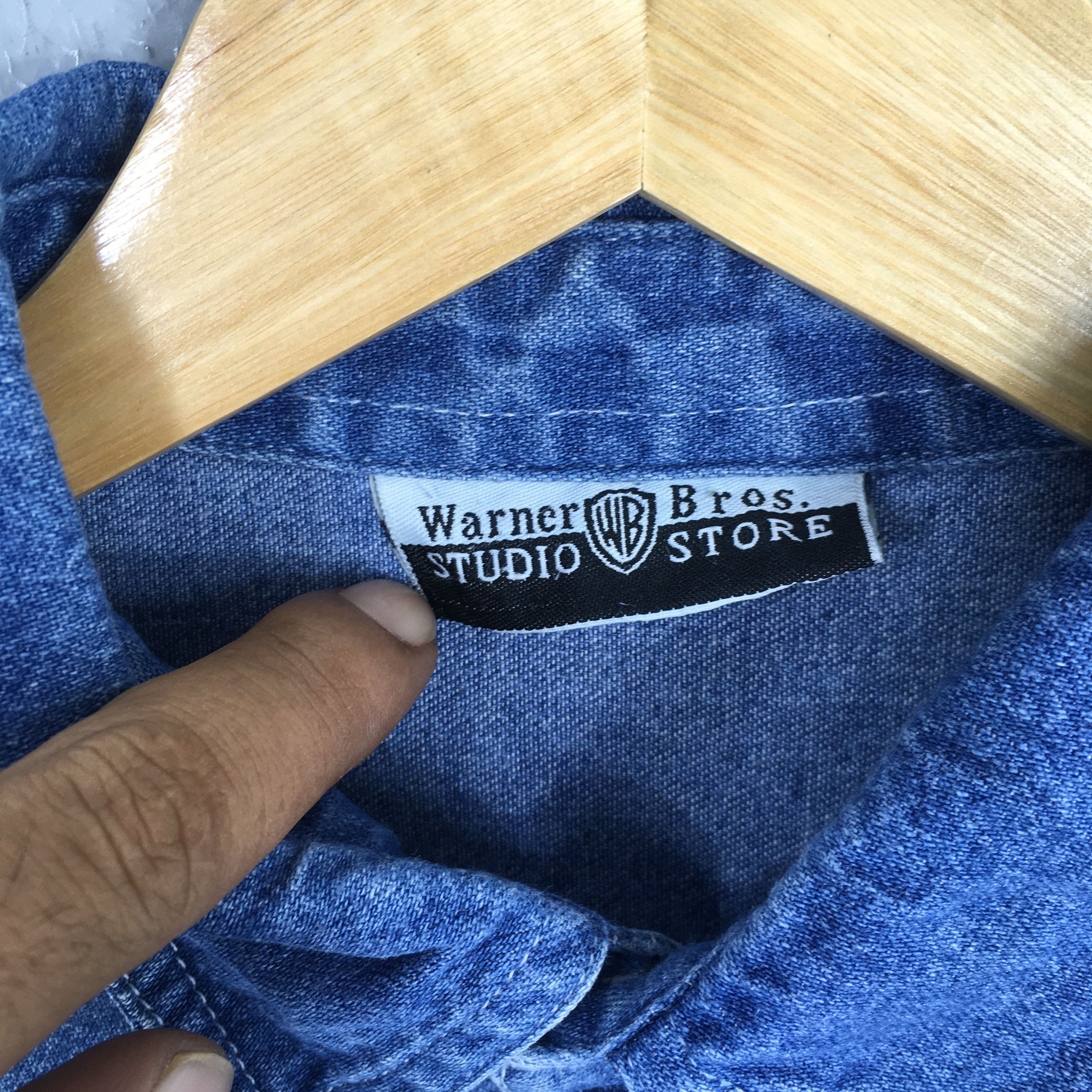 Warner Bros Vintage 90s Looney Tunes Warner Bros Studio Denim Medium Size US M / EU 48-50 / 2 - 5 Thumbnail