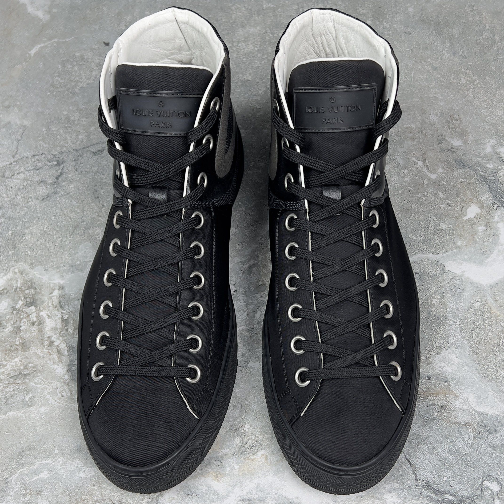 Louis Vuitton Louis Vuitton Sprinter Sneakers High LV Damier Nylon Size US 9 / EU 42 - 2 Thumbnail