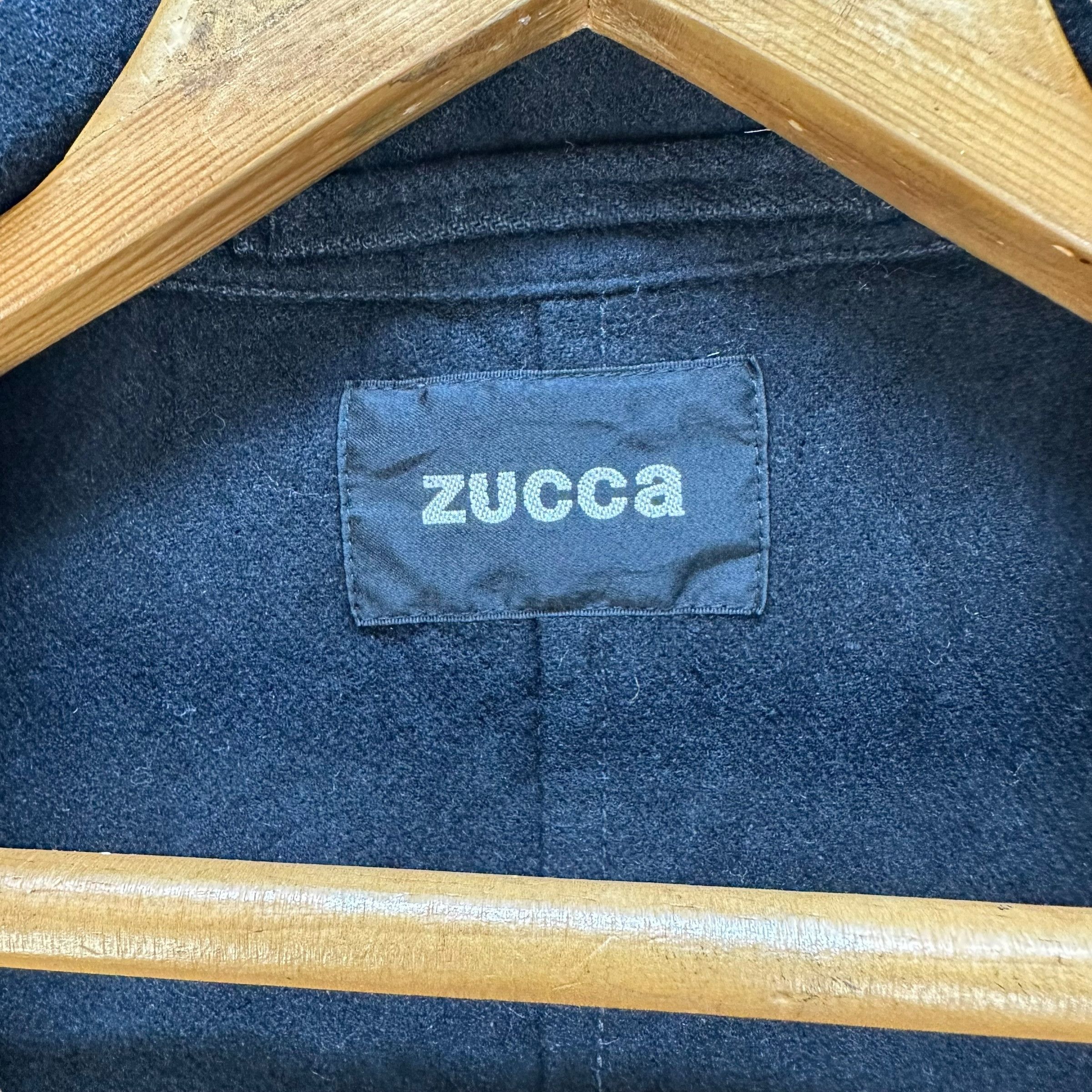 Zucca ZUCCA Double Breast Wool Coat Jacket #A66-1571 Size US XS / EU 42 / 0 - 7 Thumbnail