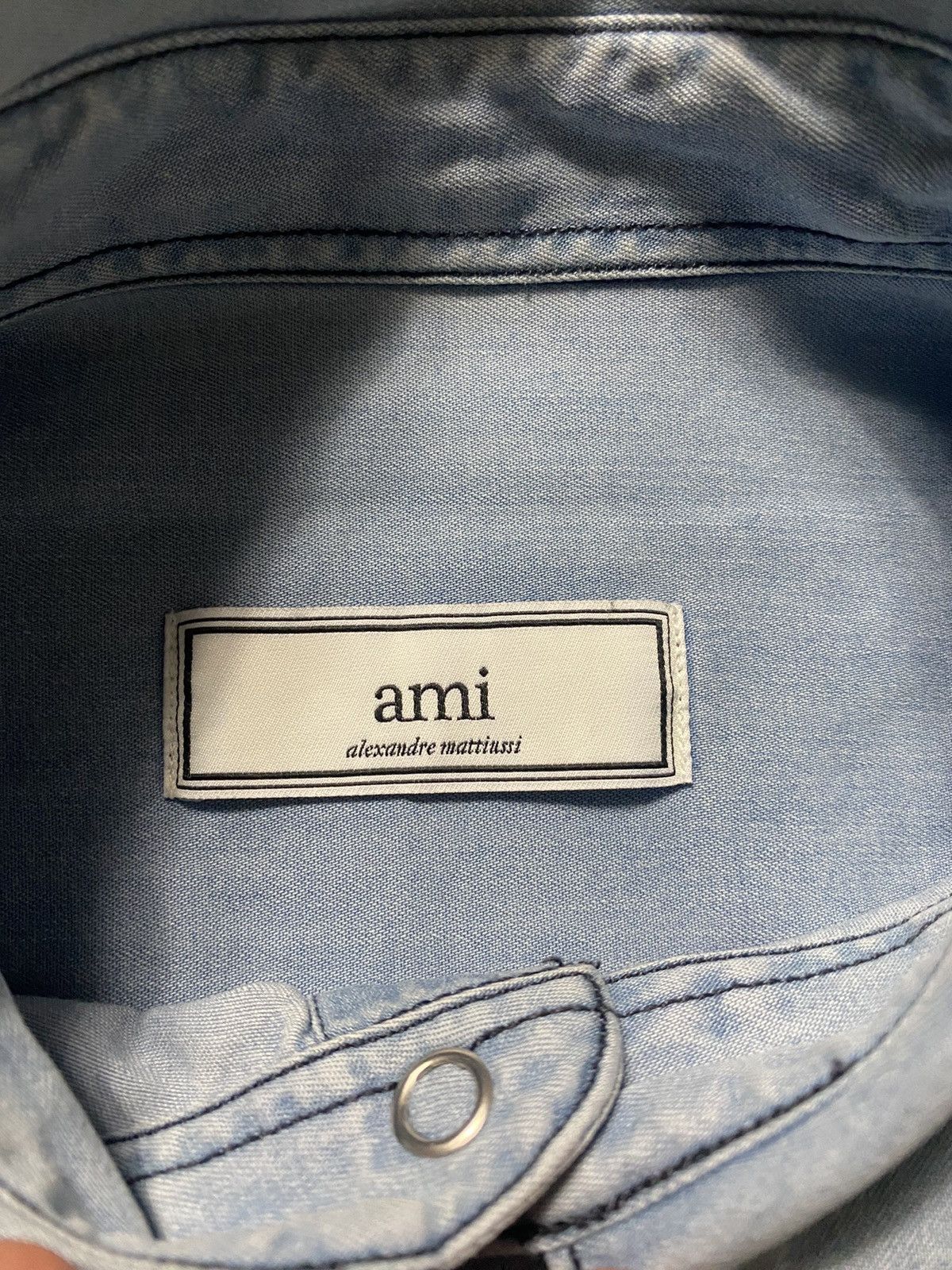 AMI AMI - Acid Wash Button Up Longsleeve Size US S / EU 44-46 / 1 - 6 Thumbnail