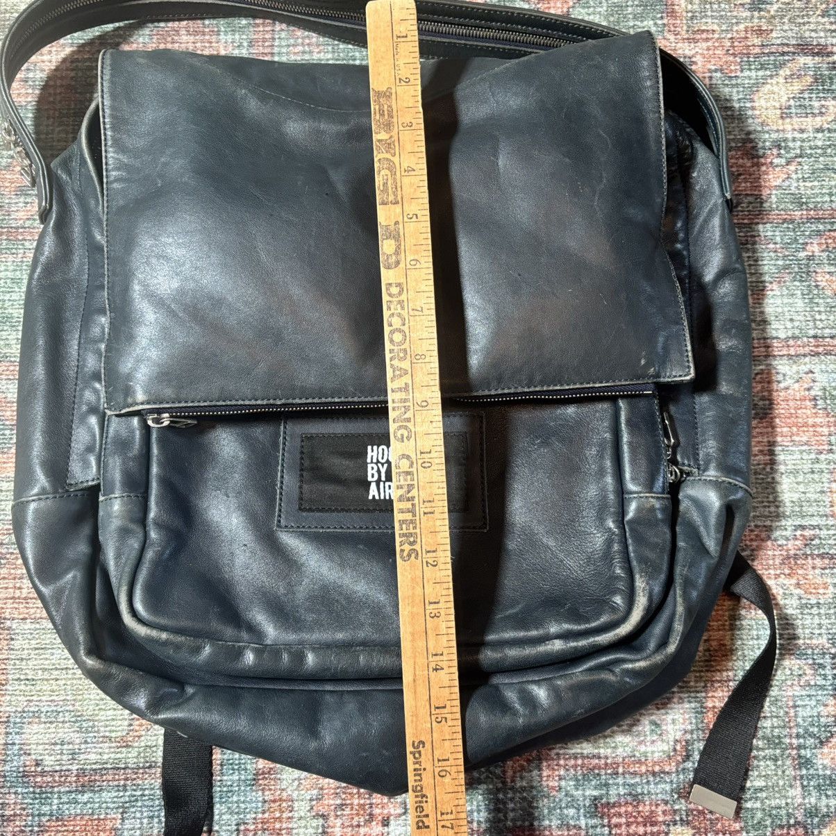 Hood By Air HBA Black Leather Messanger Bag Zippers Size ONE SIZE - 10 Thumbnail