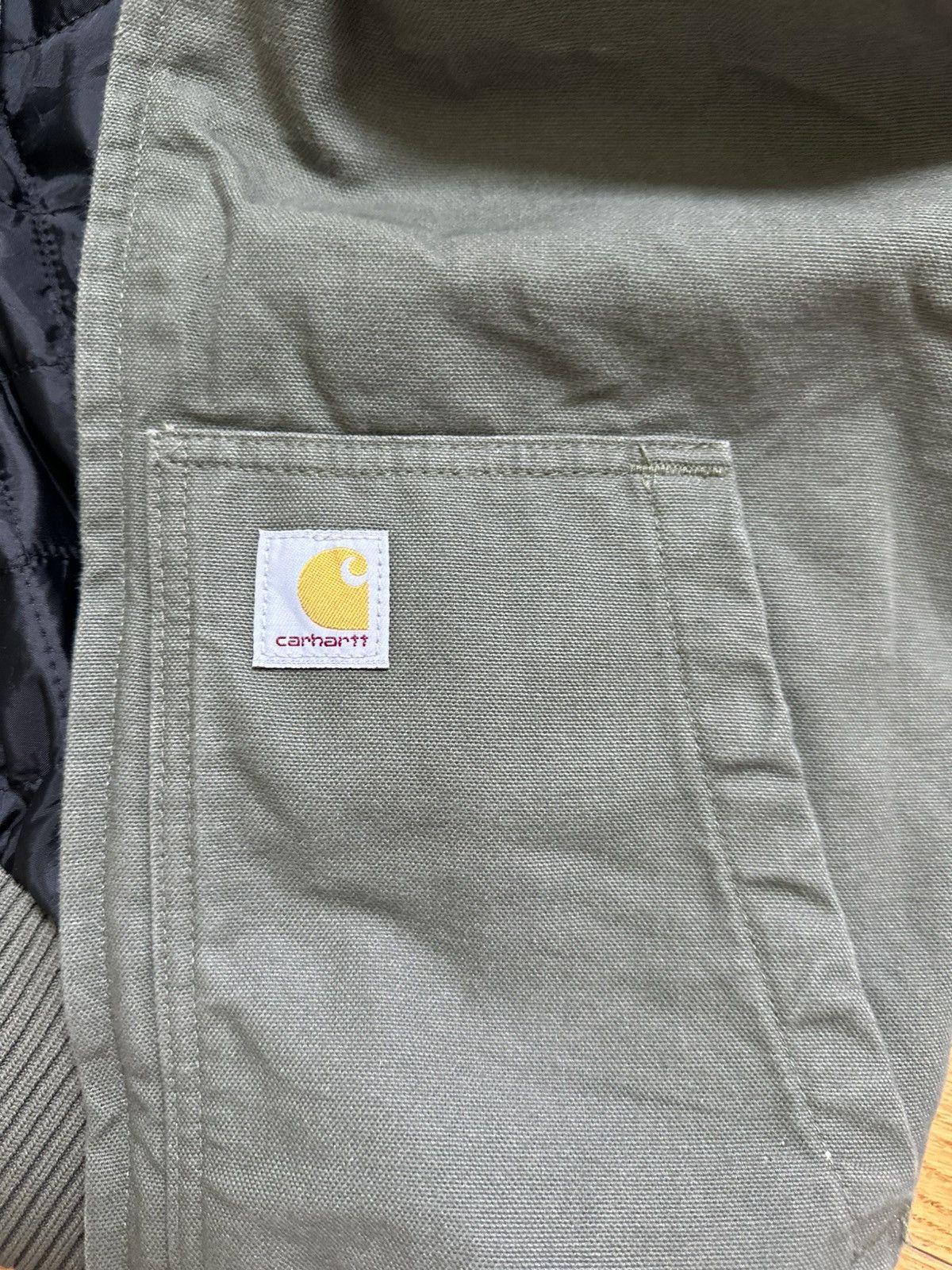 Carhartt × Vintage Carhart Zip Up Jacket J130-M Size US L / EU 52-54 / 3 - 5 Thumbnail