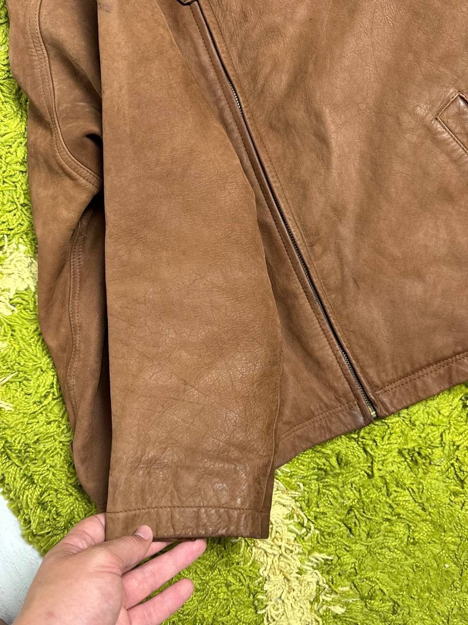 Puma RARE Archival x Puma Brown Leather Jacket Size US M / EU 48-50 / 2 - 9 Thumbnail