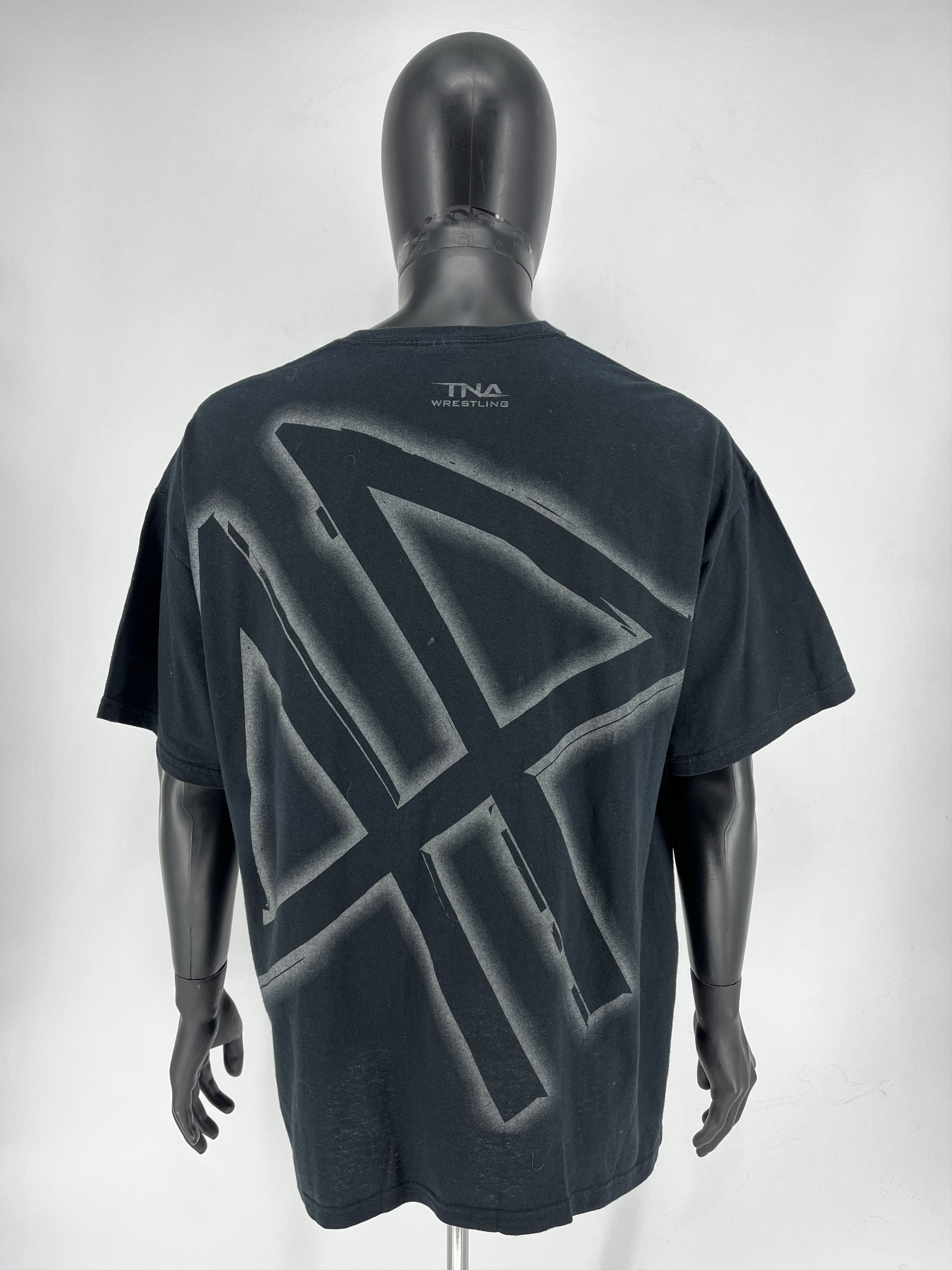 WWE × WWF Fortune TNA Wrestling T Shirt - Sz. L - Black Ric Flair AJ Size US XL / EU 56 / 4 - 8 Thumbnail