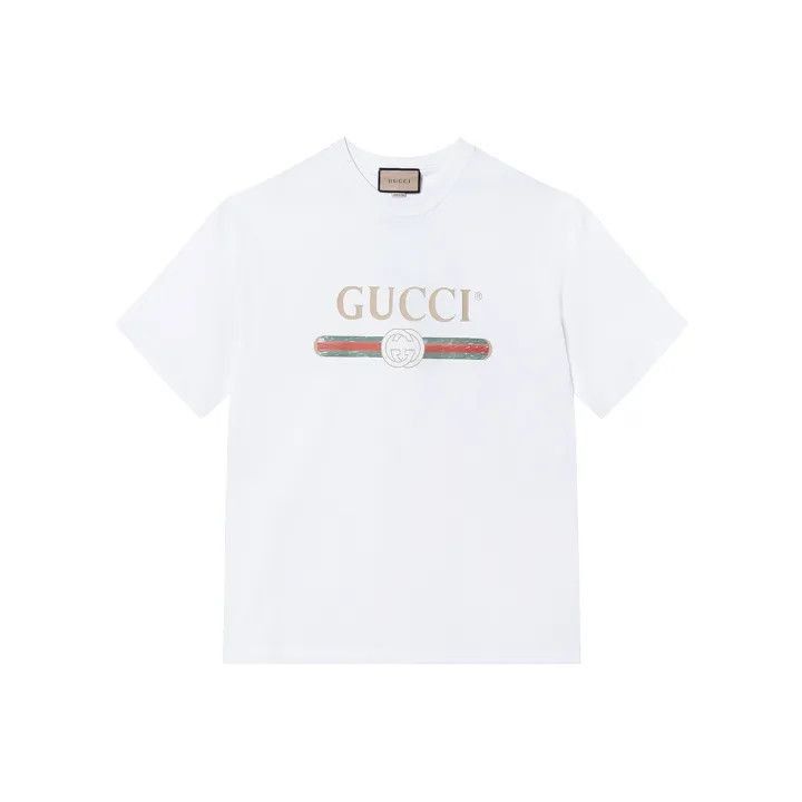 Gucci Gucci Gucci Vintage Logo Short Sleeve T-Shirt -2506 Size US L / EU 52-54 / 3 - 1 Thumbnail