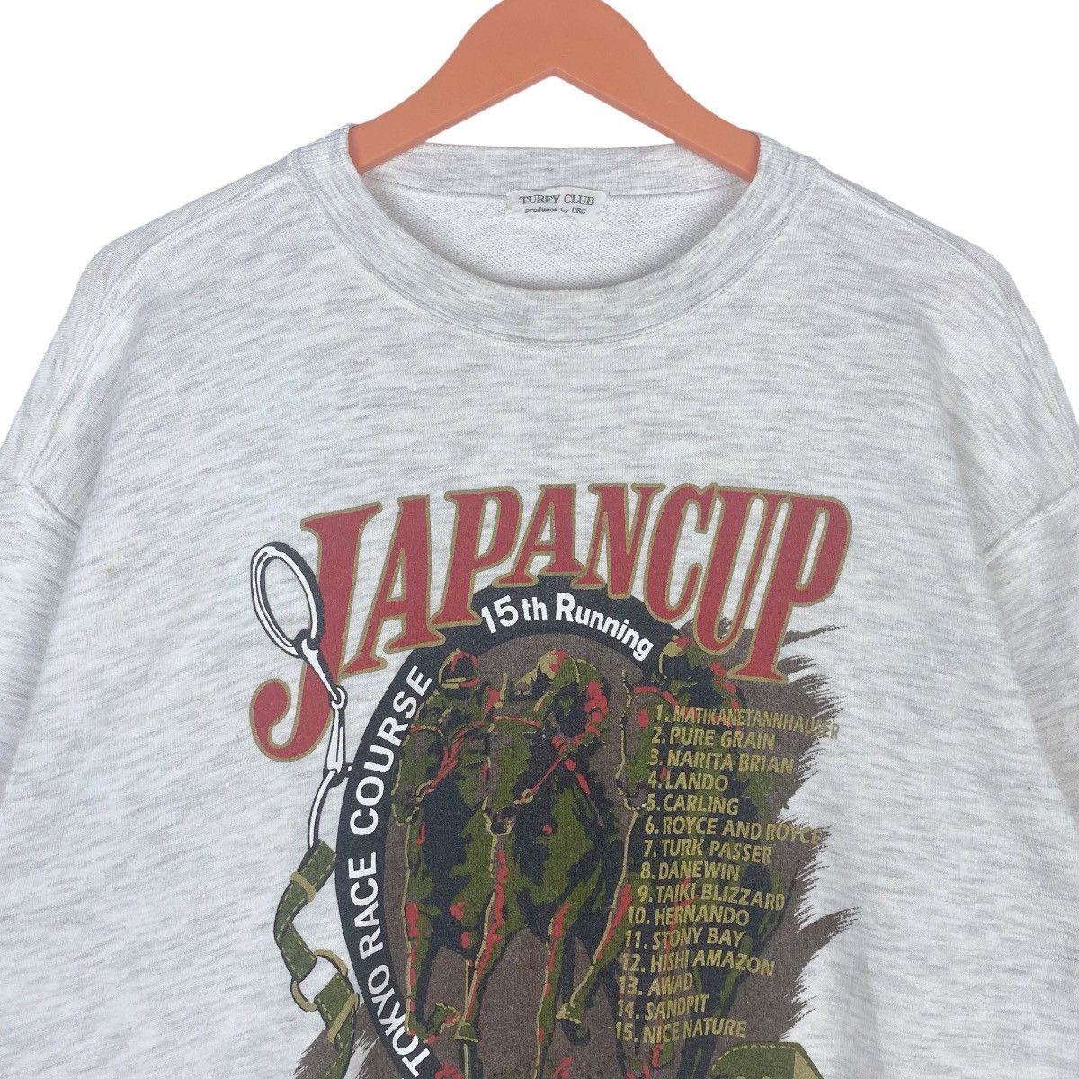 Designer × Vintage Japancup Big Print Logo Sweatshirt Crewneck Pullover Jumper Size US L / EU 52-54 / 3 - 2 Thumbnail