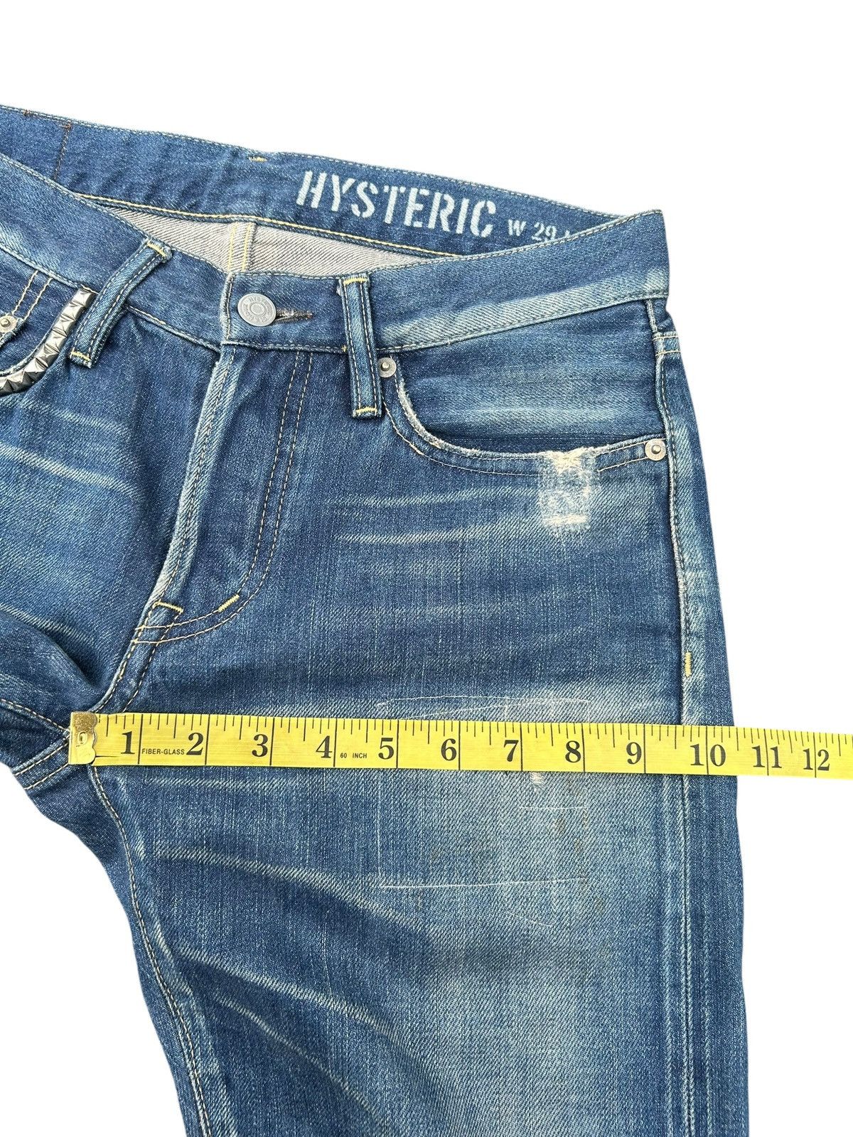 Kapital Vintage Hysteric Glamour Selvedge Distressed Denim Jeans Size US 31 - 22 Thumbnail