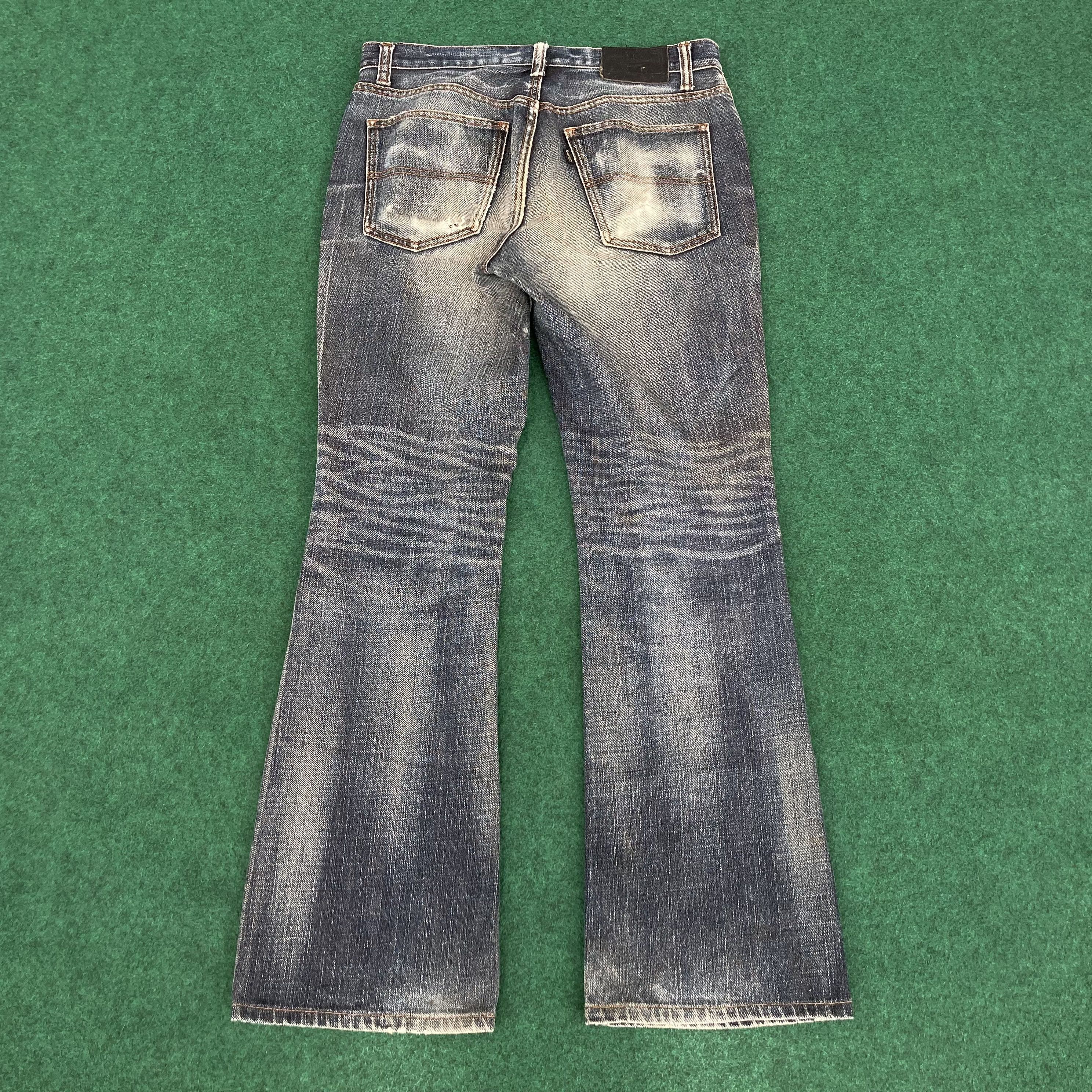 Big John Vtg Big John Blue Denim Flare Sz 32 Bootcut Jeans Size US 32 / EU 48 - 12 Thumbnail
