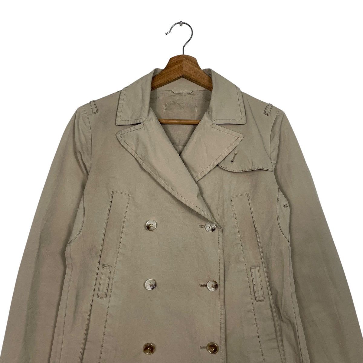 Prada Prada Double Breasted Trenchcoat Size XS / US 0-2 / IT 36-38 - 2 Thumbnail
