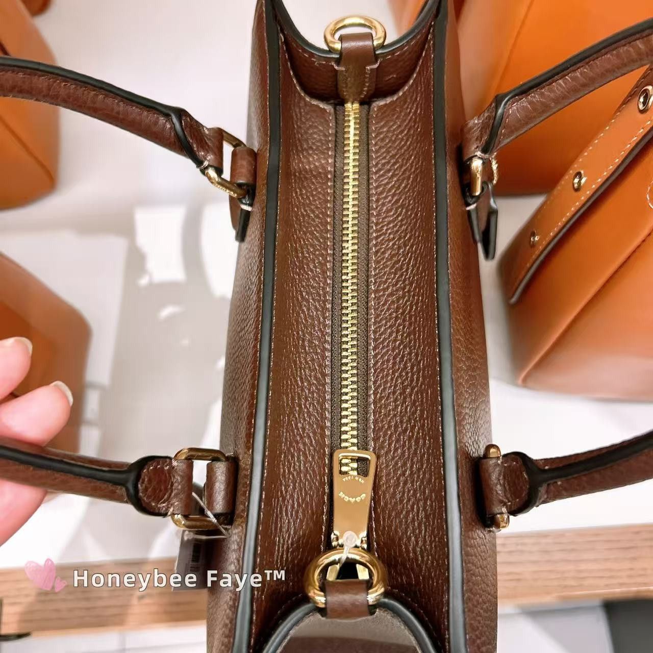 Coach Maggie Small Tote Bag CY668 Gold/Maple Size ONE SIZE - 9 Thumbnail