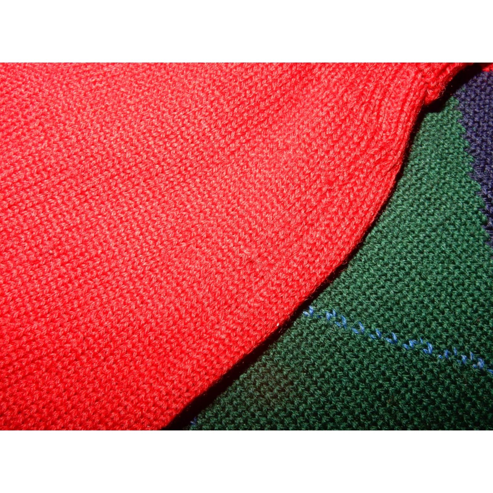 Vintage VINTAGE Tricots St Raphael Wool Sweater Men's XL Red Argyle 80s Pullover Size US XL / EU 56 / 4 - 5 Thumbnail