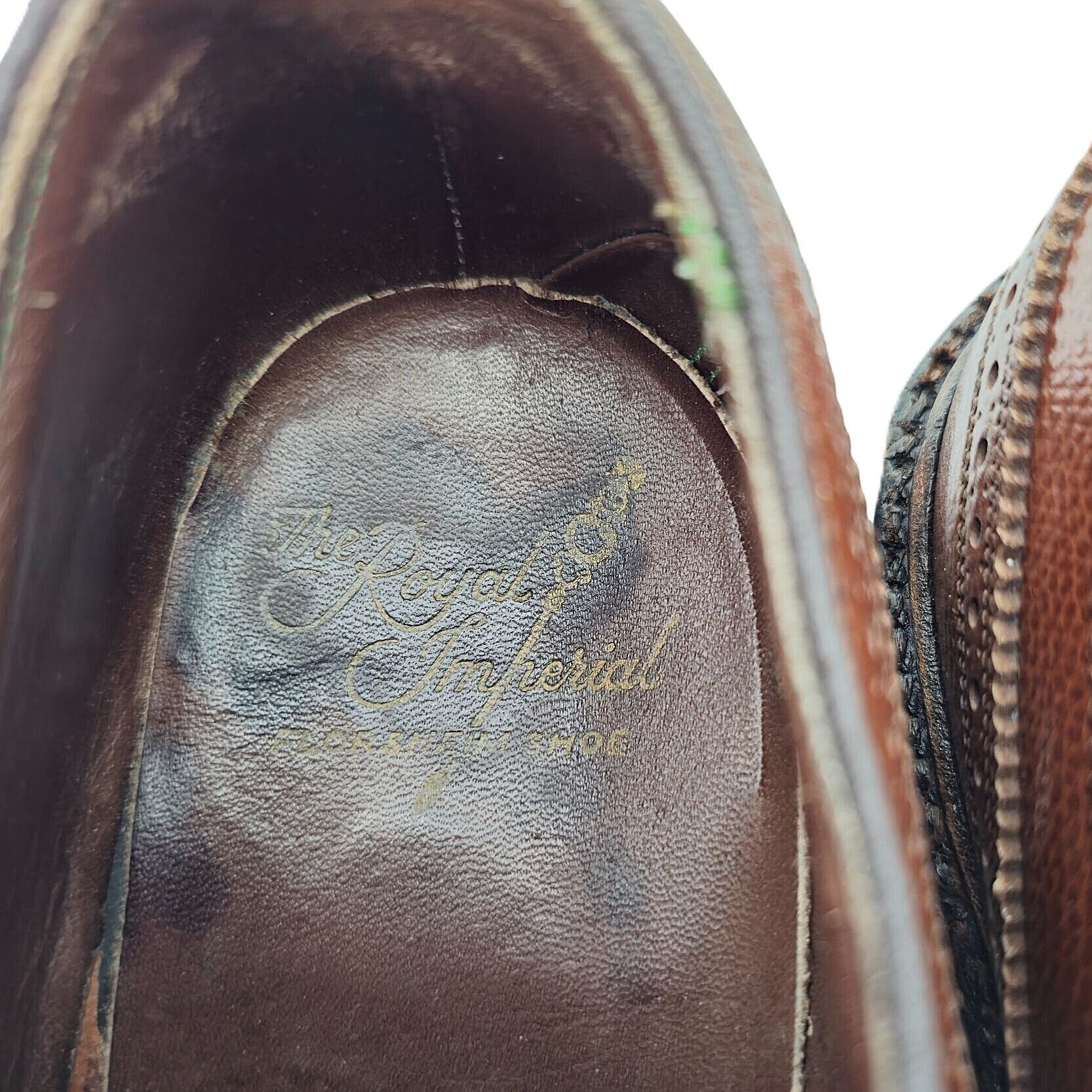Florsheim Vintage Florsheim Royal Imperial Brown Leather Longwing Derb Size US 9 / EU 42 - 12 Thumbnail