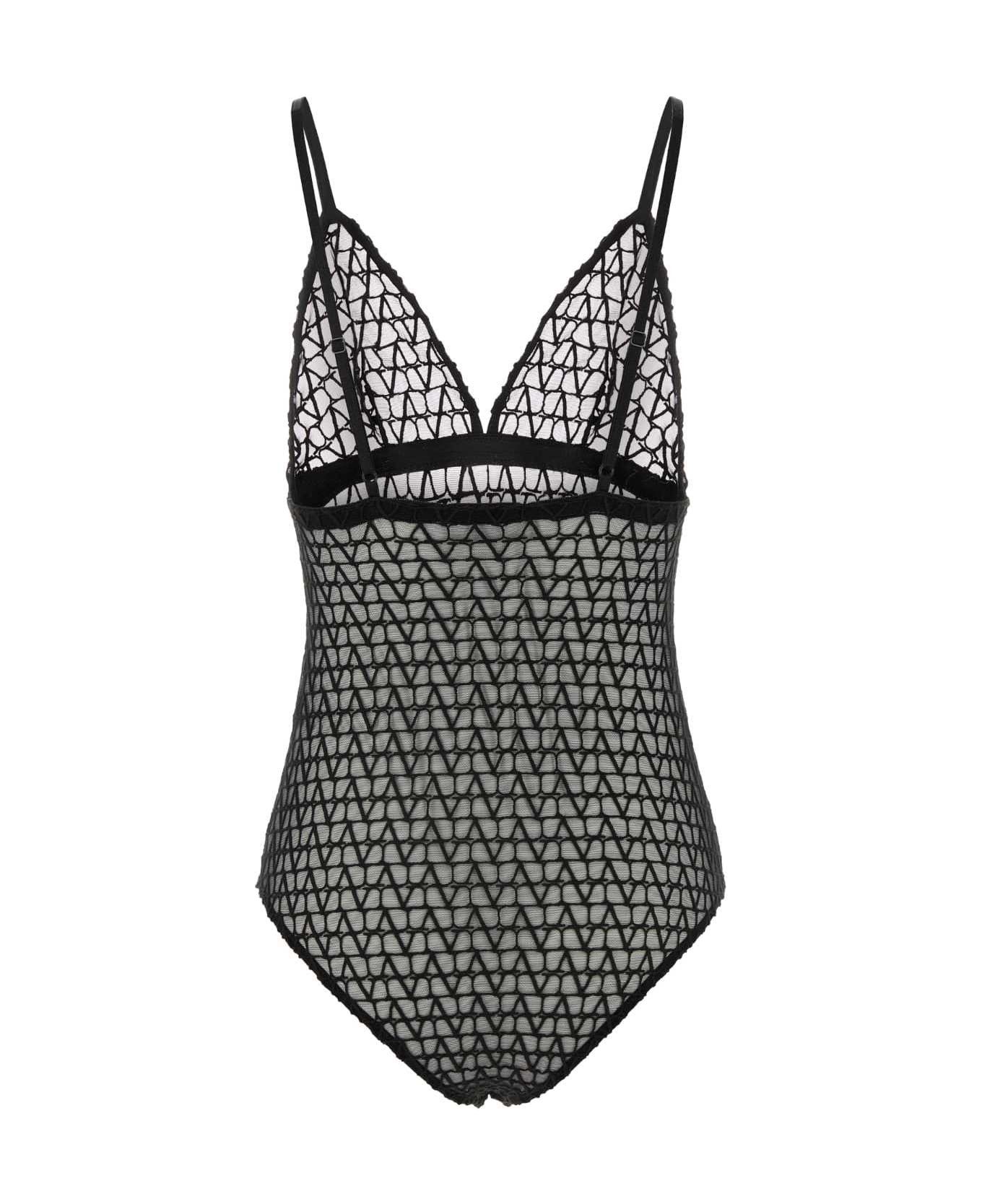 Valentino o1y0326 Bodysuit in Black Size XS / US 0-2 / IT 36-38 - 2 Thumbnail