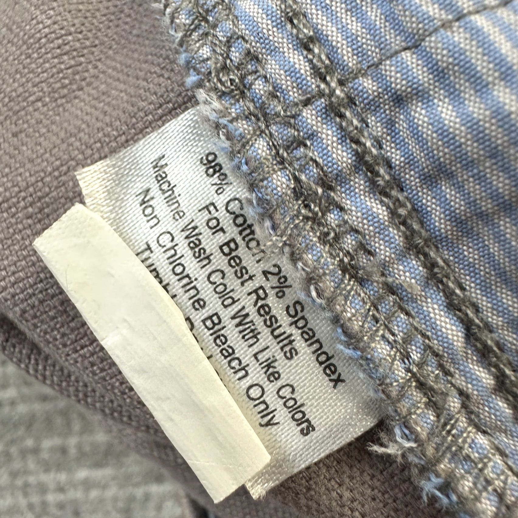 Peter Millar VINTAGE Peter Millar Pants Mens 36x33 Gray Chino Five Pocket Crown Canvas Size US 36 / EU 52 - 7 Thumbnail