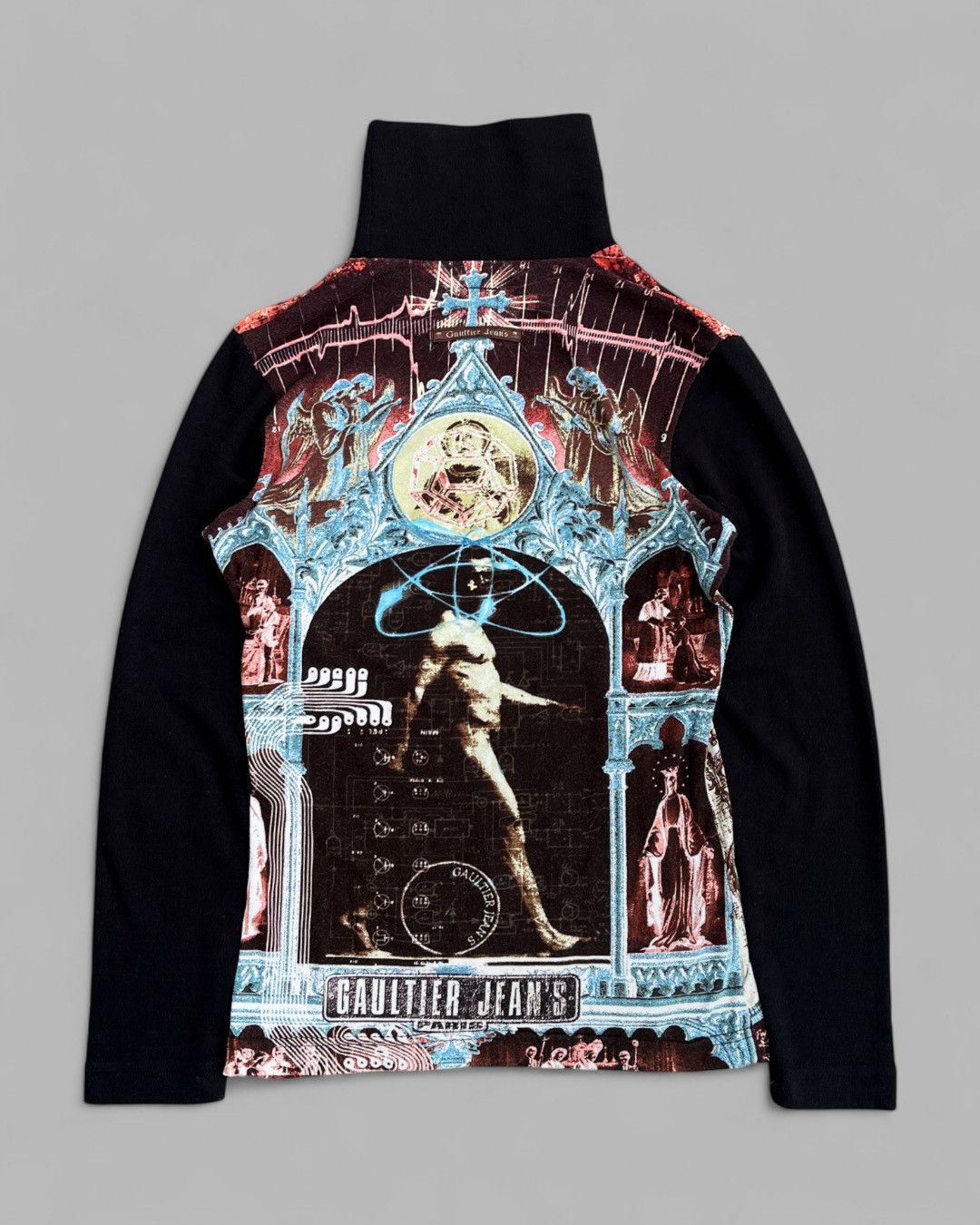 Vintage 🔥 Rare Vintage S/S 2000 Jean Paul Gaultier Printed Top Size M / US 6-8 / IT 42-44 - 1 Thumbnail