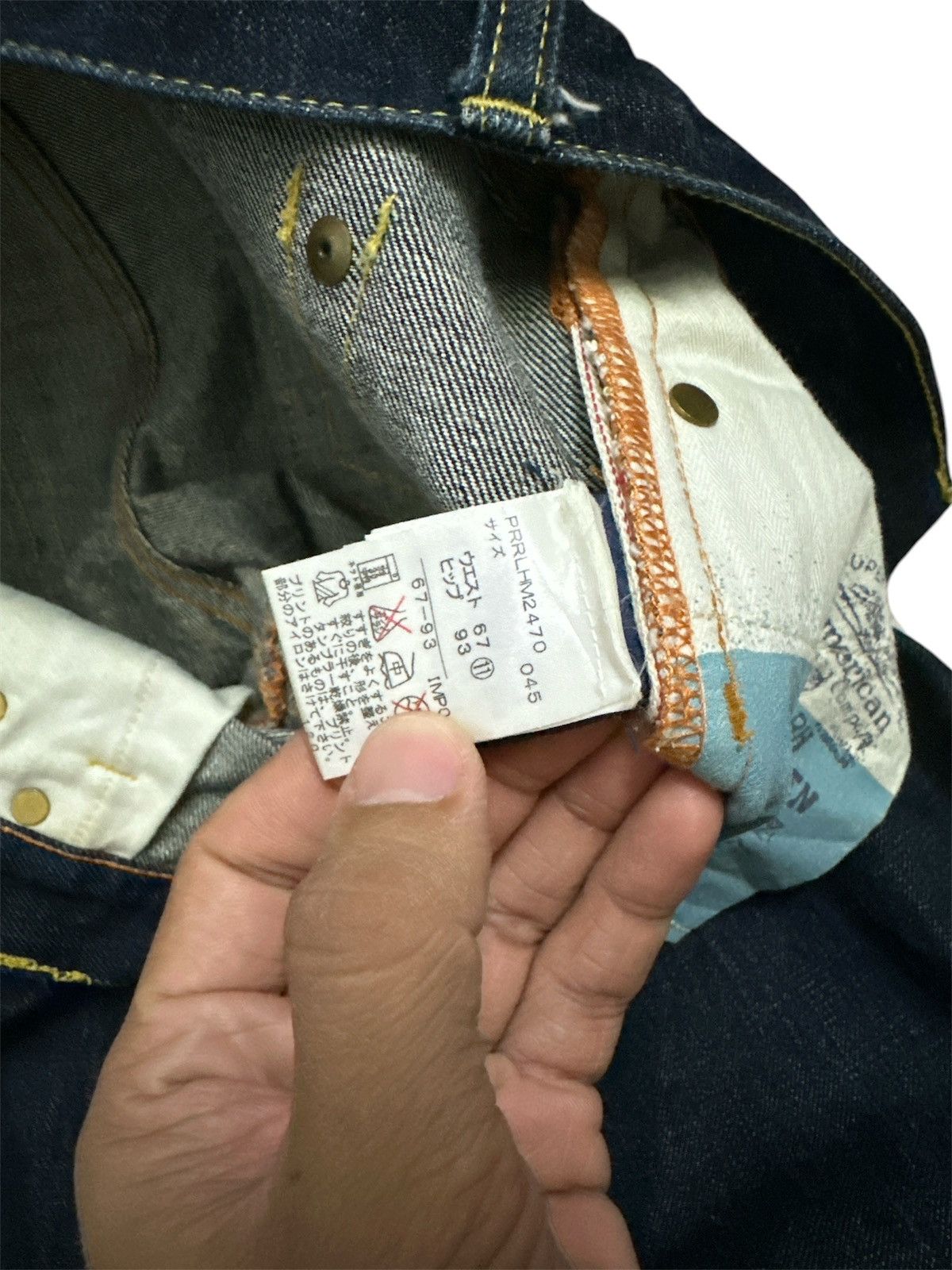 Rick Owens Polo Ralph Lauren Selvedge Jeans Denime Iron Heart Kapital Size US 31 - 11 Thumbnail