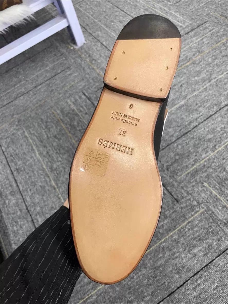 Hermes Hermes Black Kelly Buckle KneeHigh Boots 37 Boxed Size US 6.5 / IT 36.5 - 3 Thumbnail
