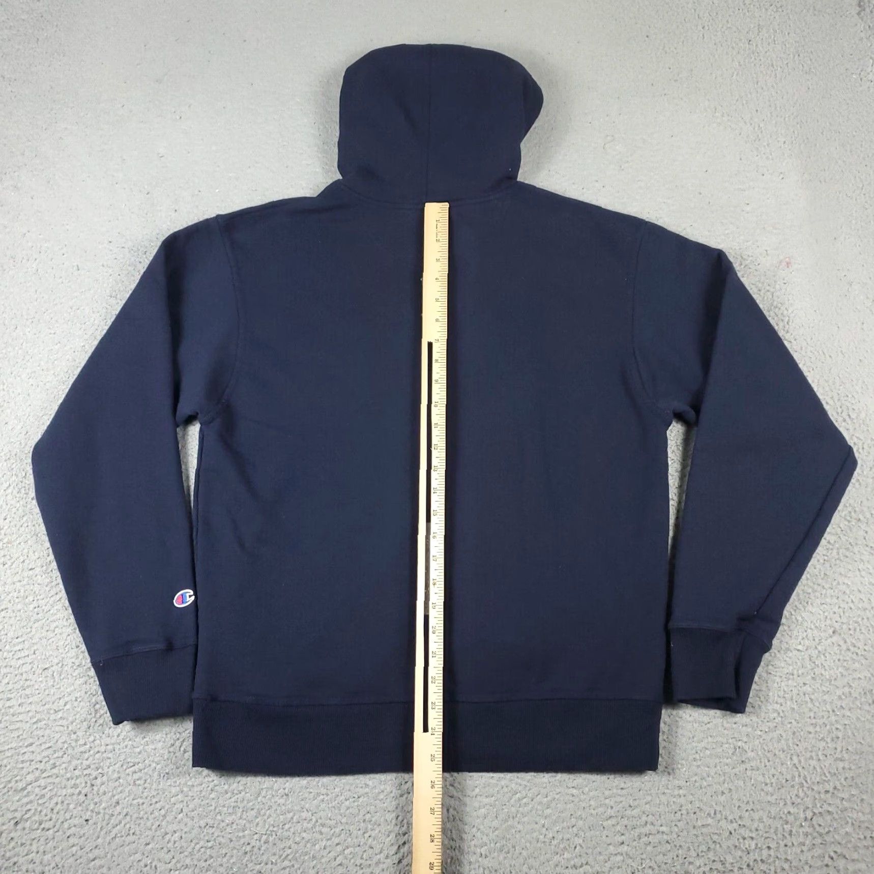 Champion VINTAGE Champion Hoodie Men Medium Navy Blue Pullover Sweatshirt Casual All Seasons Size US M / EU 48-50 / 2 - 6 Thumbnail
