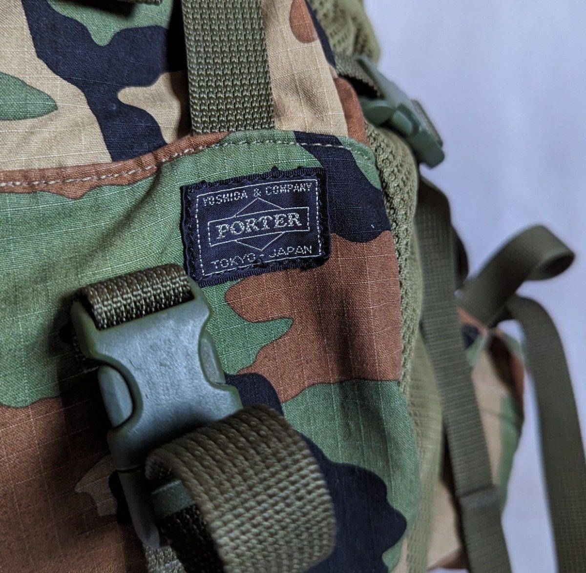 Junya Watanabe × Porter AW2006 Porter Camo Backpack Size ONE SIZE - 6 Thumbnail