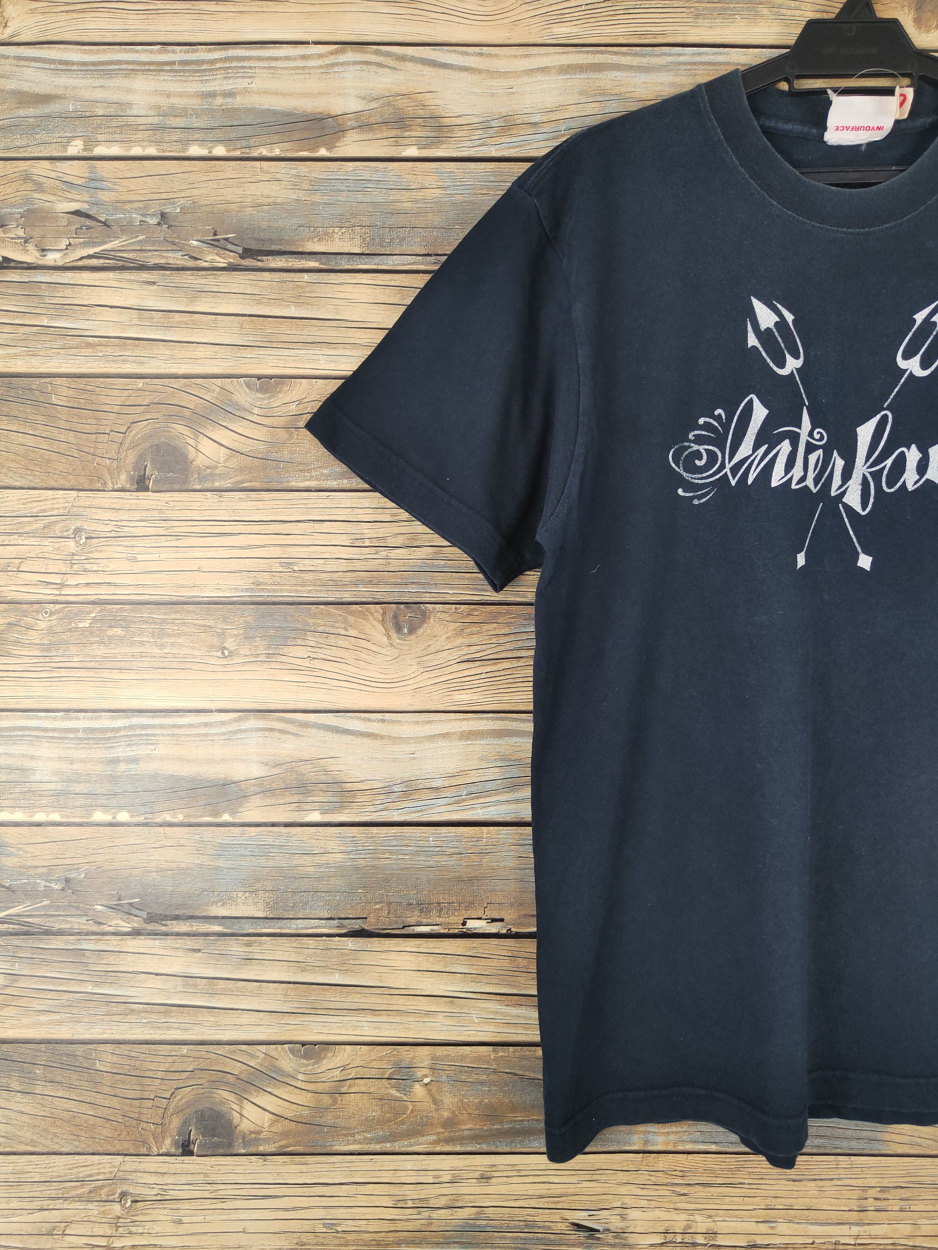 Japanese Brand Interface Navy Faded Short Sleeve T-shirt #634 Size US M / EU 48-50 / 2 - 3 Thumbnail