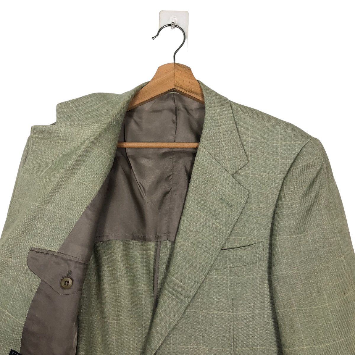 Burberry 🔥 Double Breast Coats Jacket Burberry Nova Check Tartan Size US M / EU 48-50 / 2 - 10 Thumbnail