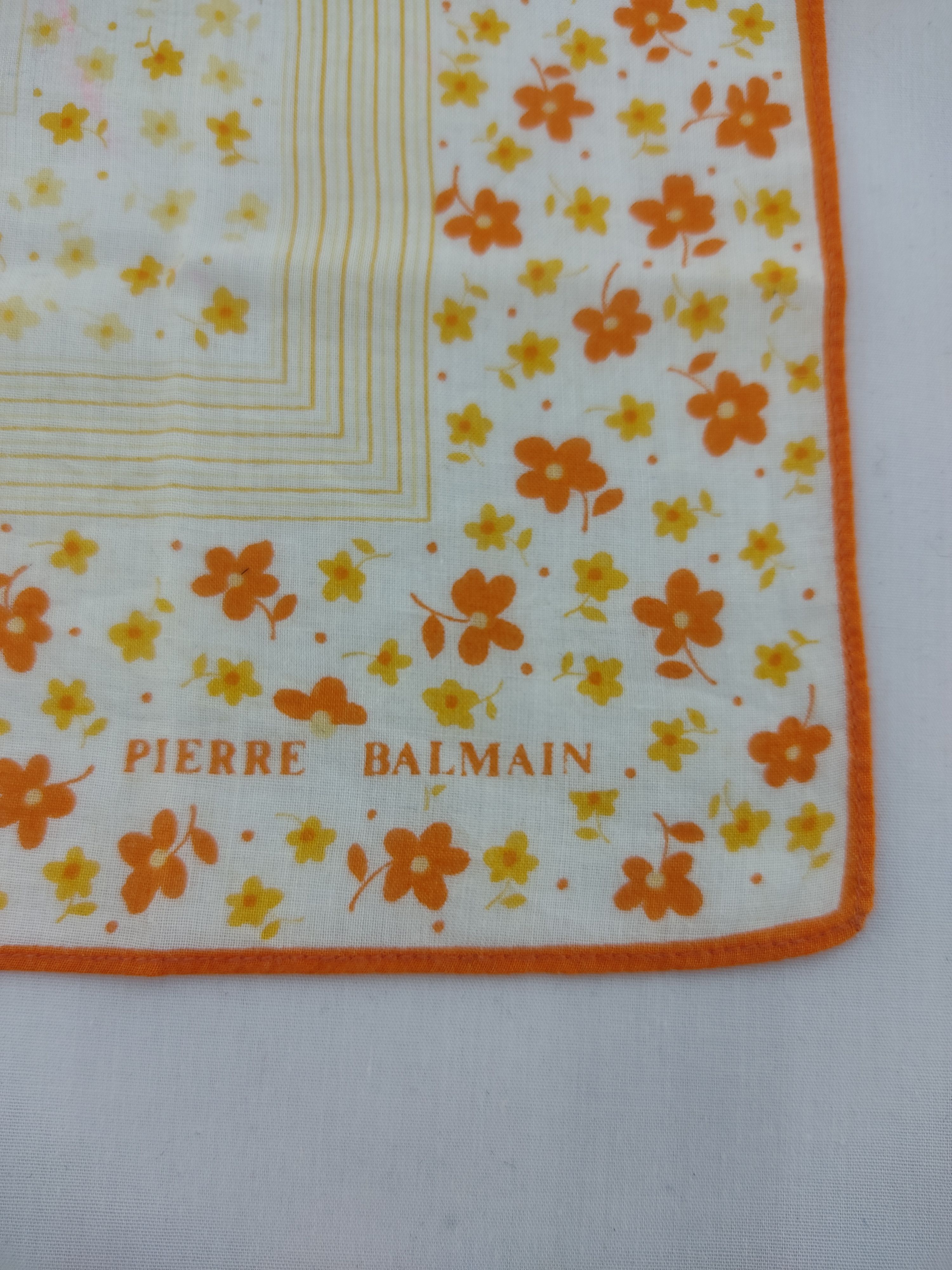 Pierre Balmain × Vintage Vintage Pierre Balmain Handkerchief / Neckwear / Bandana Size ONE SIZE - 6 Thumbnail