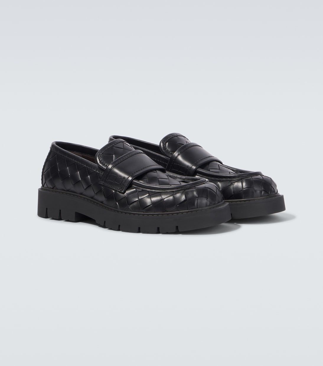 Bottega Veneta Bottega Veneta Haddock Intrecciato leather loafers Size US 10 / EU 43 - 2 Thumbnail