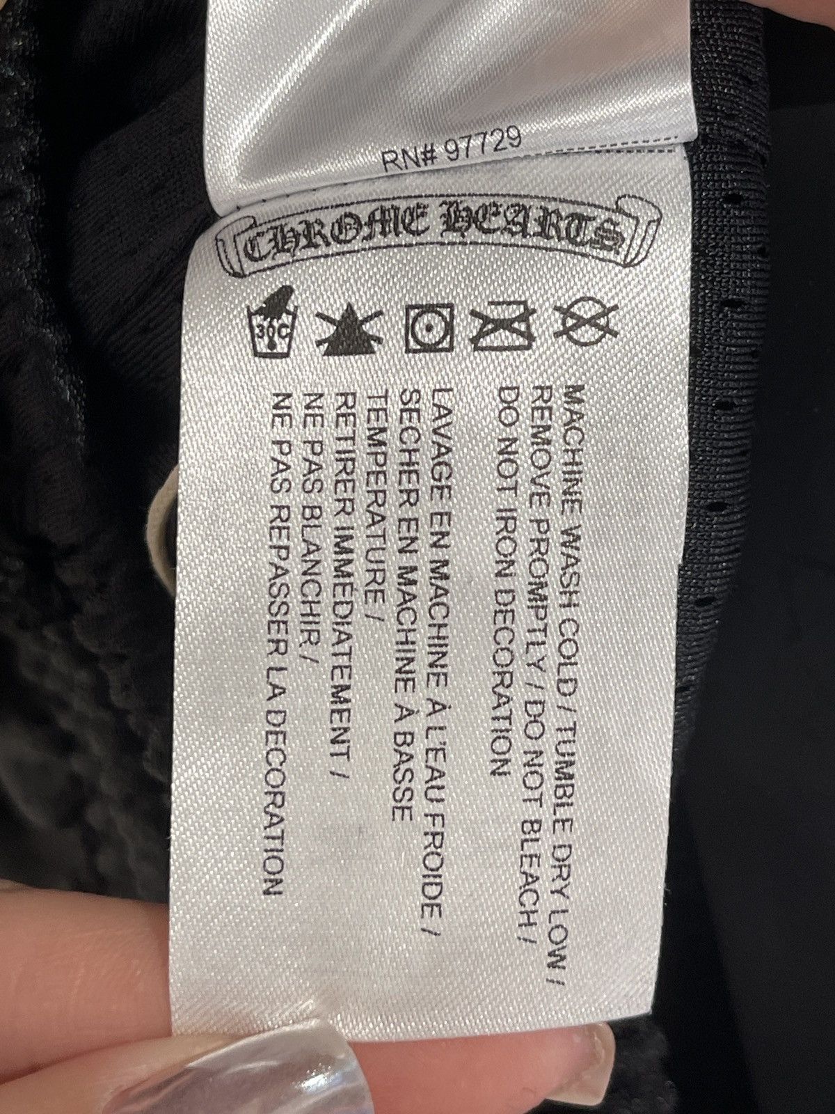 Chrome Hearts Chrome Hearts Mesh Varsity Black Pants Size US 36 / EU 52 - 4 Thumbnail