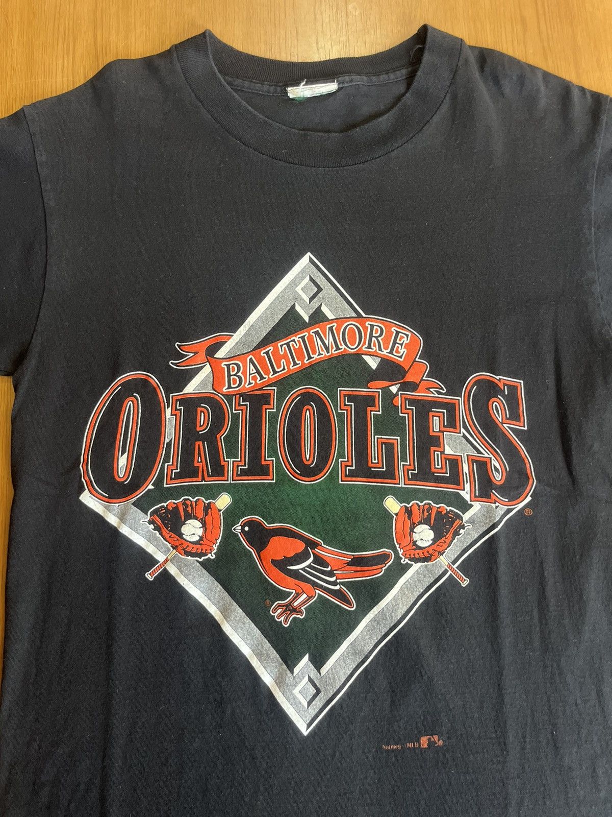 MLB Vintage BALTIMORE ORIOLES Nutmeg O MLB Team 90’s Tshirt Size US M / EU 48-50 / 2 - 5 Thumbnail