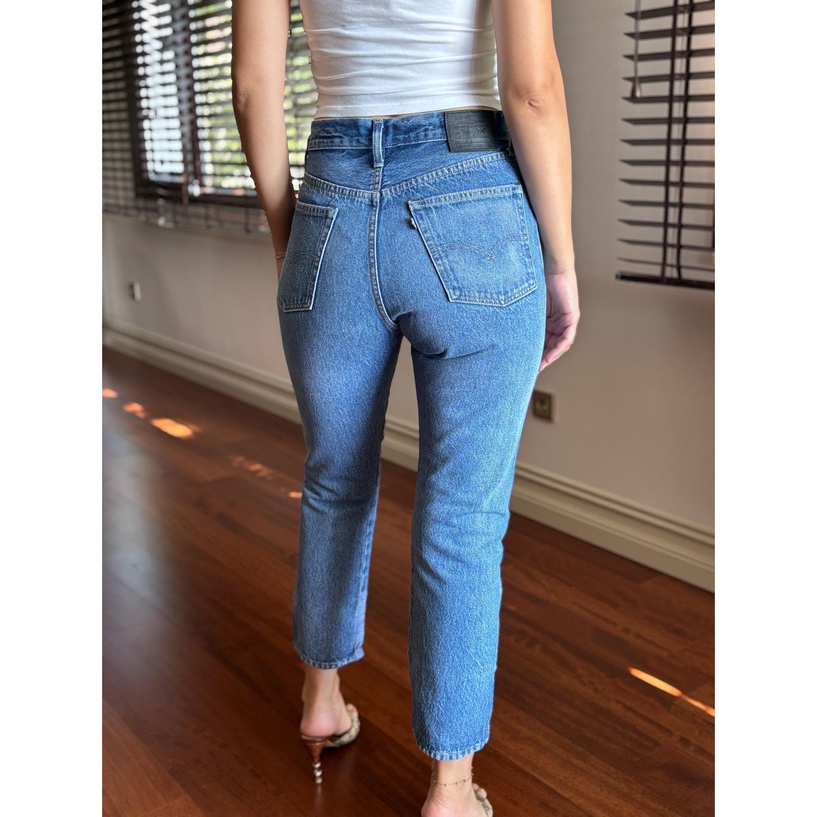 Levi's × Levi's Made & Crafted × Levi's Vintage Clothing Levi’s 501 Made & Crafted Blue Jeans Rare High Rise Tapered Size US 27 - 3 Thumbnail