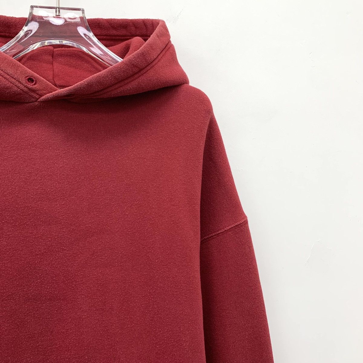Balenciaga Balenciaga Red Logo Letter Cotton Hooded Sweatshirt K26WX Size S / US 4 / IT 40 - 3 Thumbnail