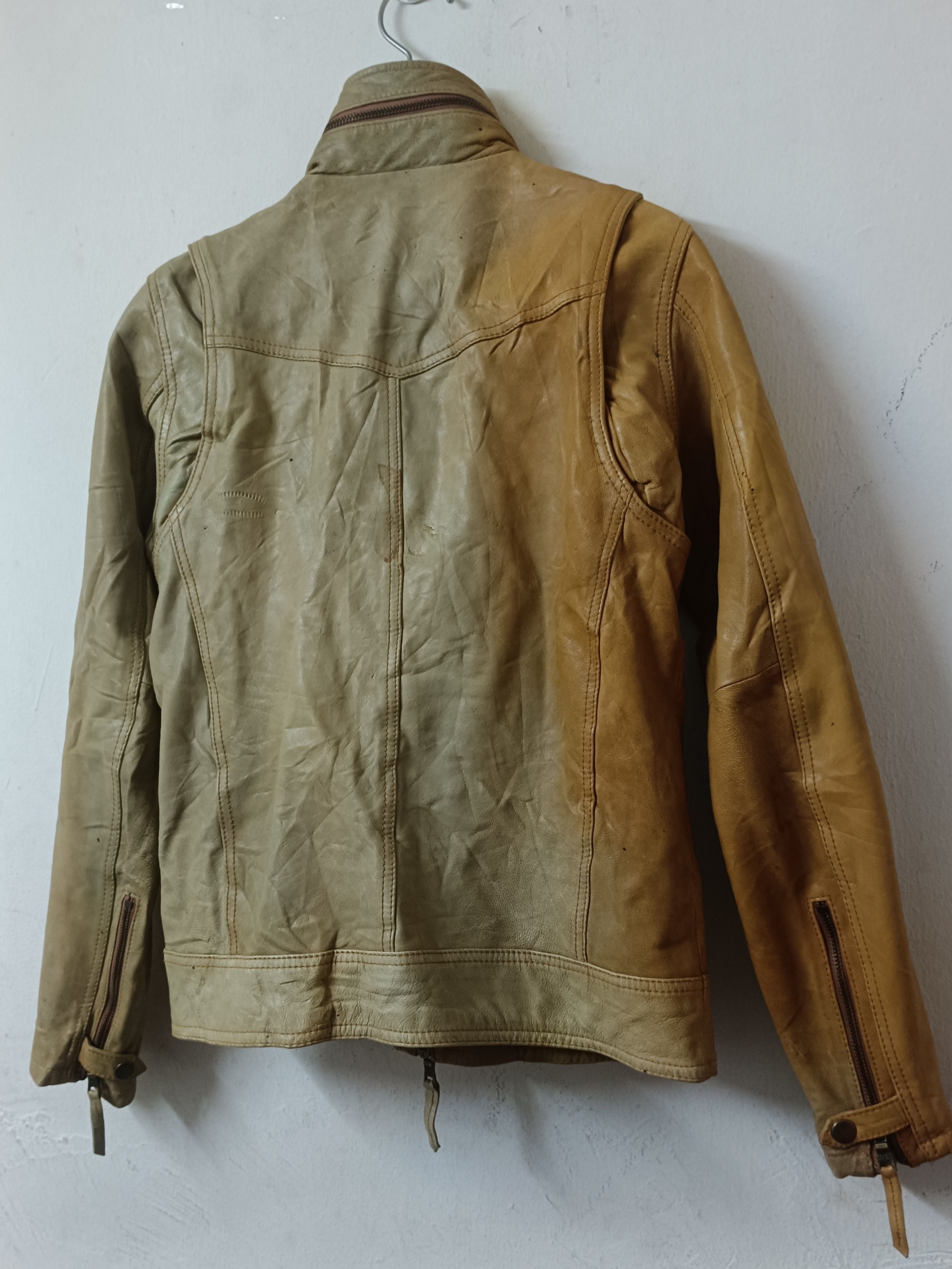 14th Addiction × If Six Was Nine × Japanese Brand Vintage Distressed Leather biker Jacket House Of Blues Size US M / EU 48-50 / 2 - 9 Thumbnail