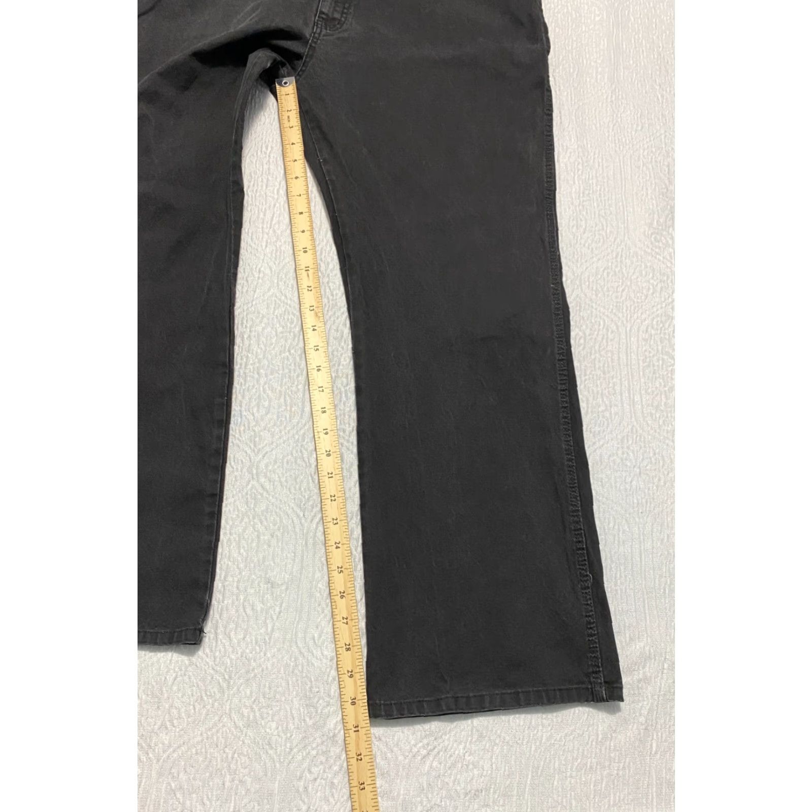 Dickies Genuine Dickies Jeans Dickies Men's 40×32 Black Canvas Cotton Spandex Classic Straight Carpenter Work Jeans 40in Inseam Relaxed Regular Size US 40 / EU 56 - 7 Thumbnail