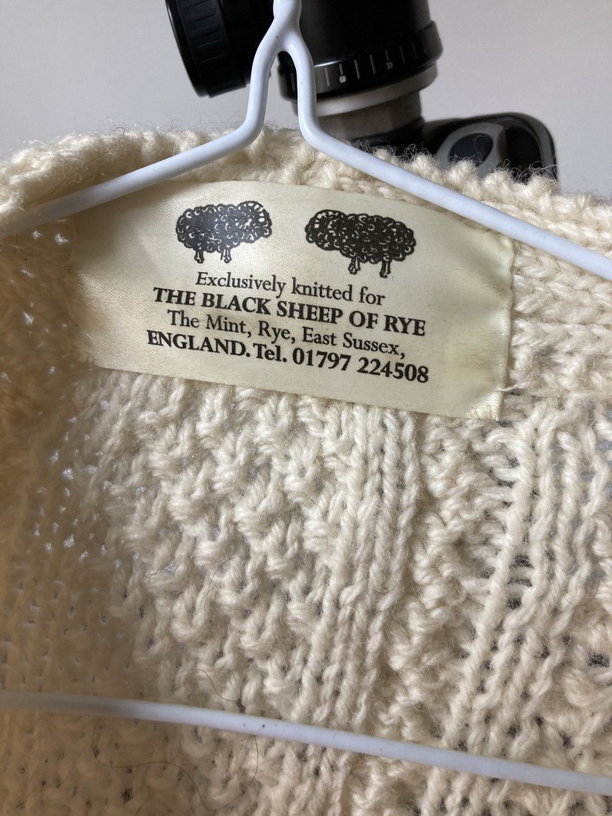 Black Sheep British Wool Cardigan Size M / US 6-8 / IT 42-44 - 4 Thumbnail