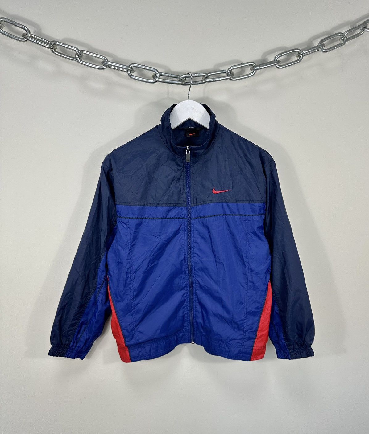 Nike Vintage Nike Baggy Drill Swoosh USA Hype Track Top Jacket Size US XS / EU 42 / 0 - 2 Thumbnail