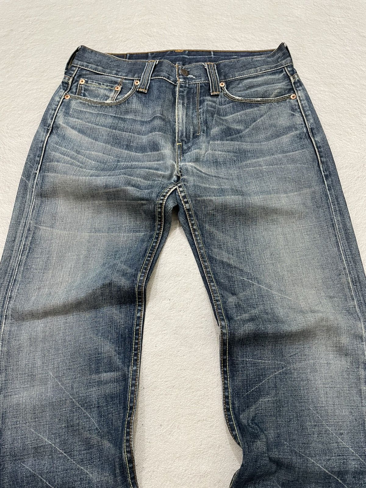 Levi's Vintage Clothing 00s Levis Denim Vintage Rare Faded Mudwash Y2K Size US 32 / EU 48 - 2 Thumbnail