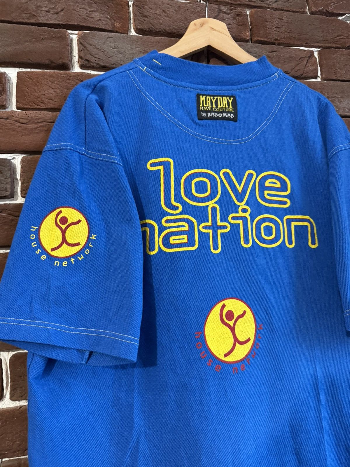 Band Tees 90s MayDay Bad+Mad Love Parade rave vintage long Techno tee Size US L / EU 52-54 / 3 - 8 Thumbnail