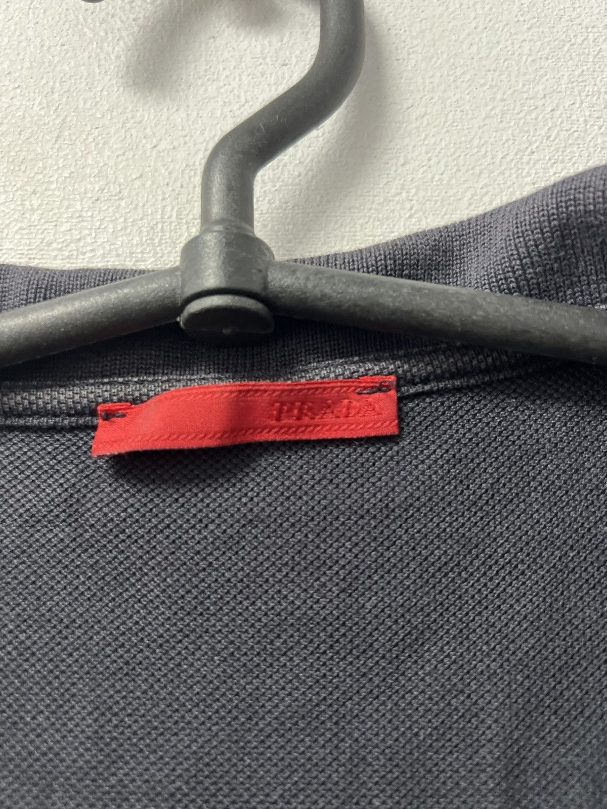 Prada Vintage Prada Polo T-Shirt Red Tab Luxury Size US L / EU 52-54 / 3 - 6 Thumbnail