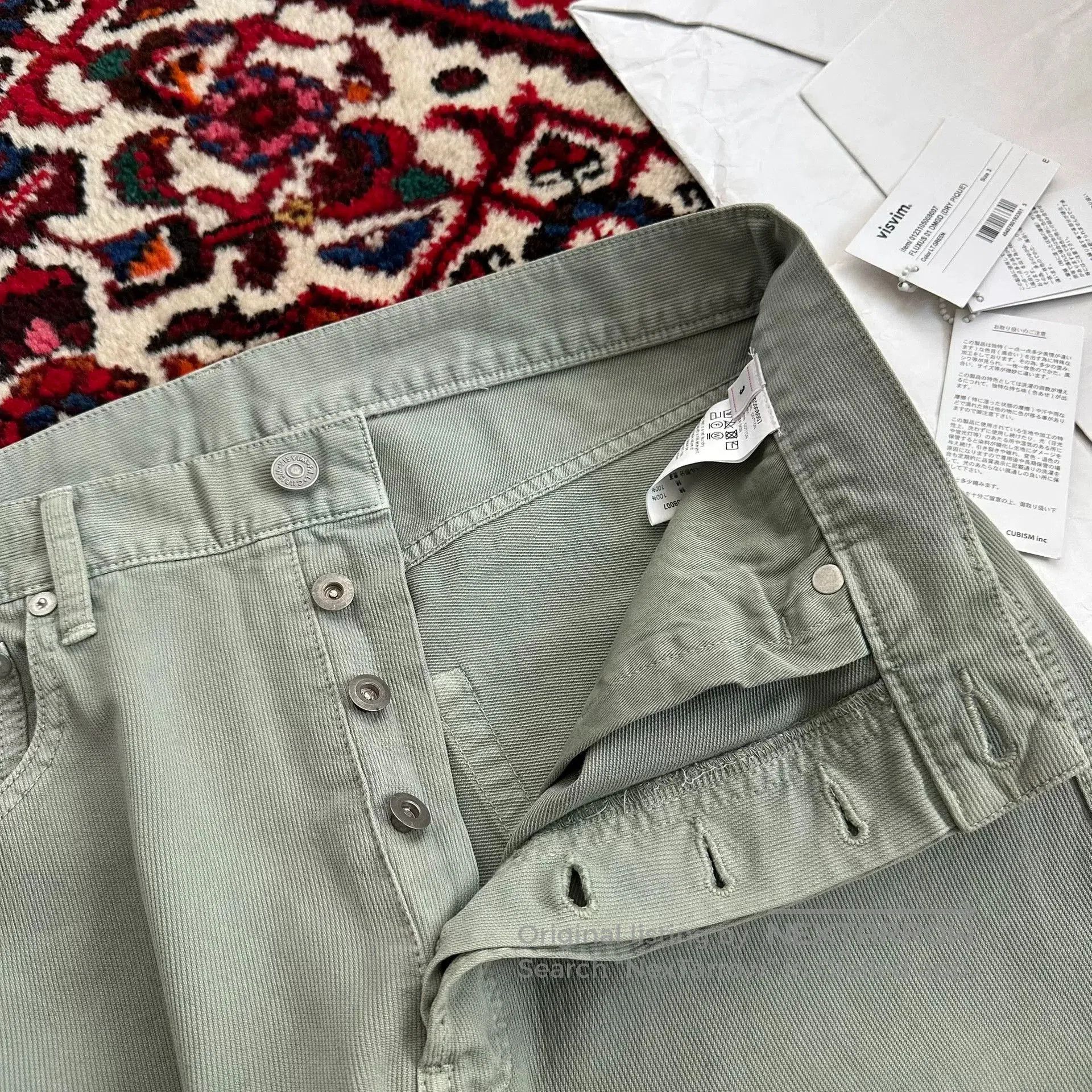 Visvim VISVIM 23SS FLUXUS 01 DMGD Dry Pique Pants. Size US 26 / EU 42 - 5 Thumbnail