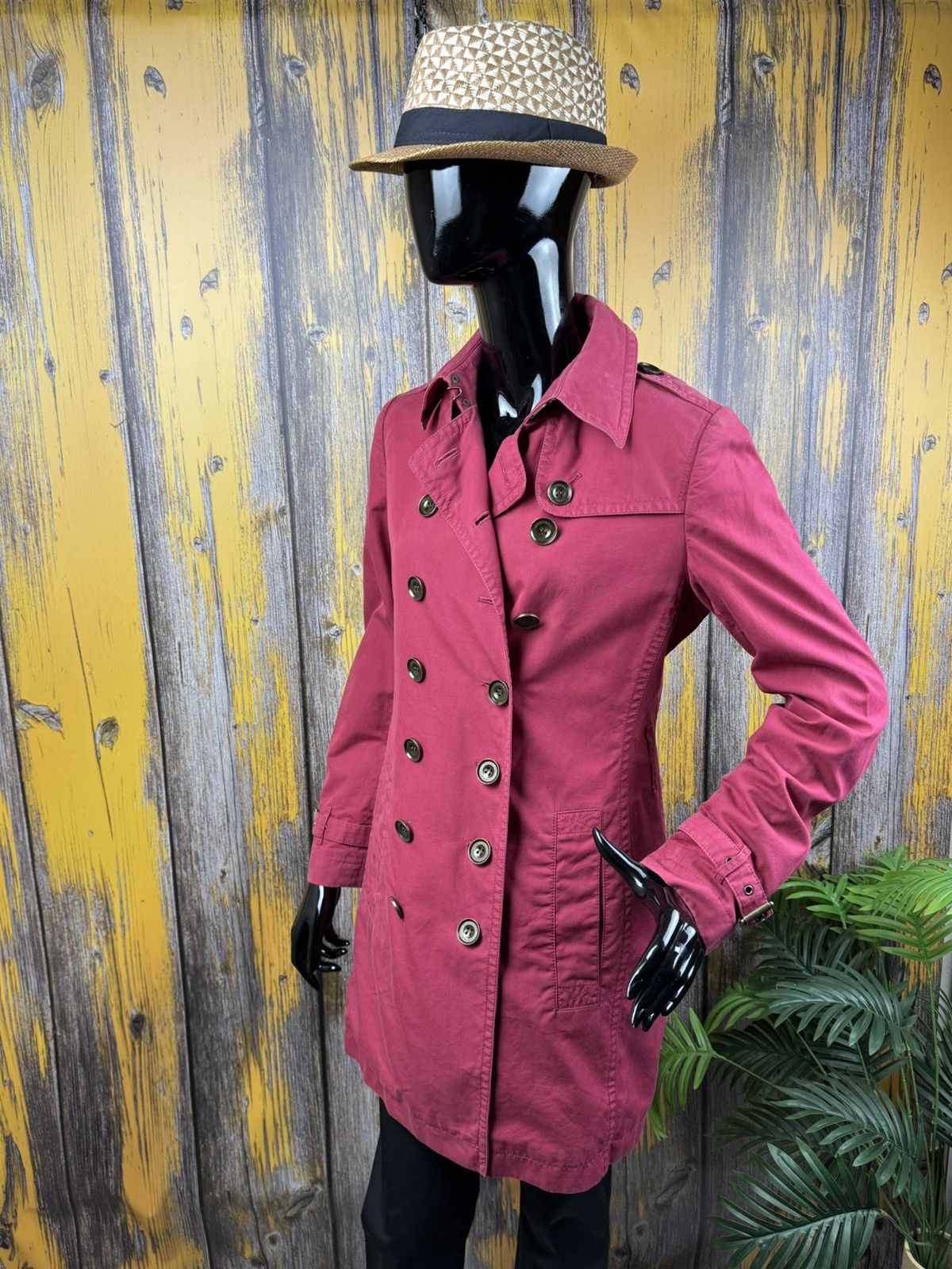 Burberry Burberry Brit Trench Vintage coat with checkered lining Size M / US 6-8 / IT 42-44 - 23 Thumbnail