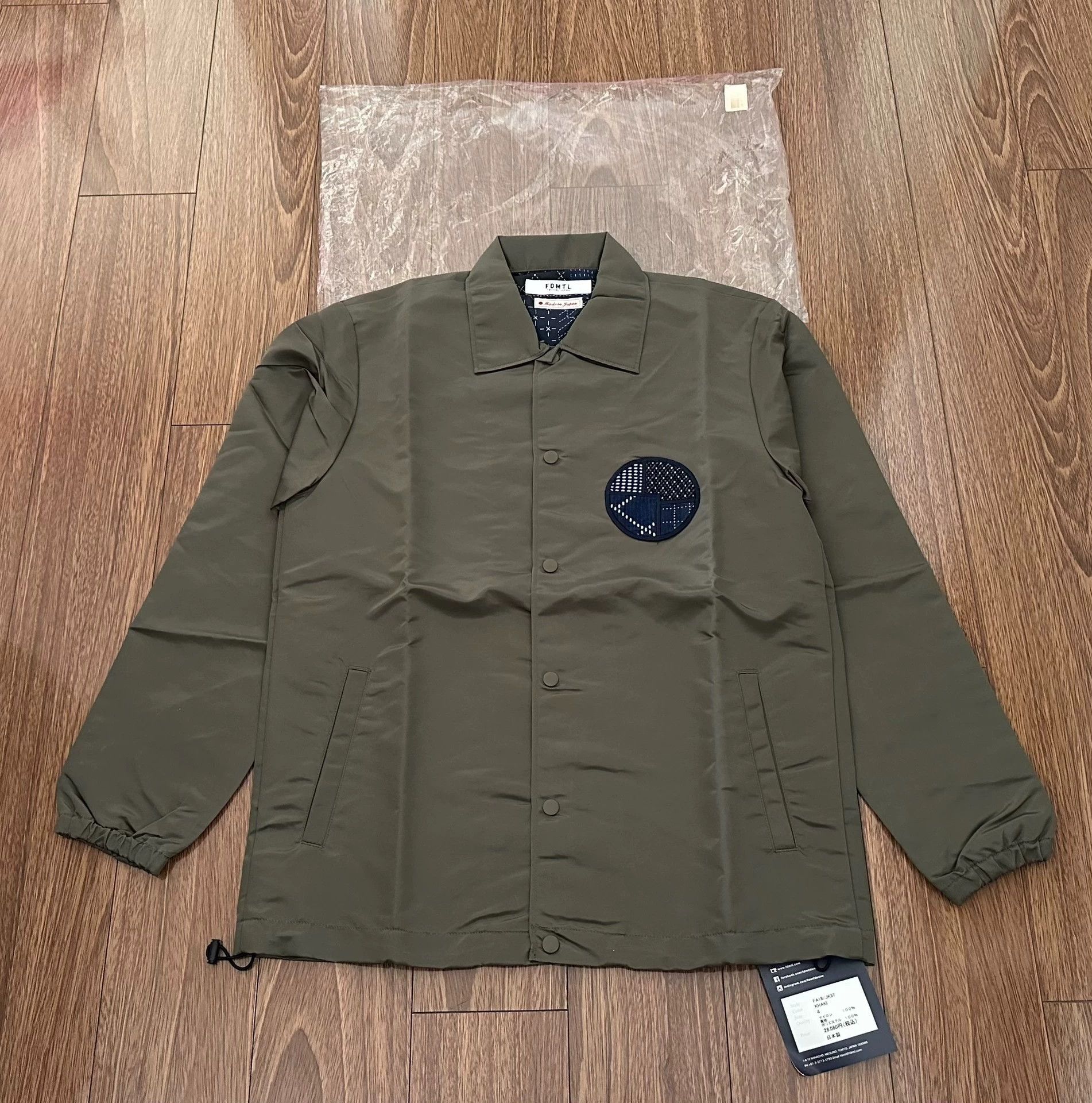 FDMTL FDMTL Coach Jkt Nylon W/P Japanese Made 4 NWT Size US XXL / EU 58 / 5 - 1 Thumbnail