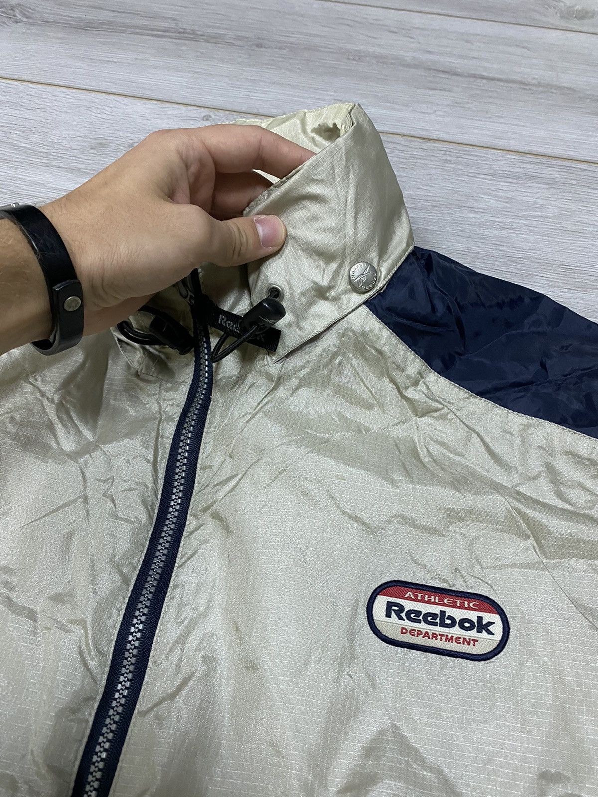 Reebok × Vintage Reebok vintage 90s oversize half zip