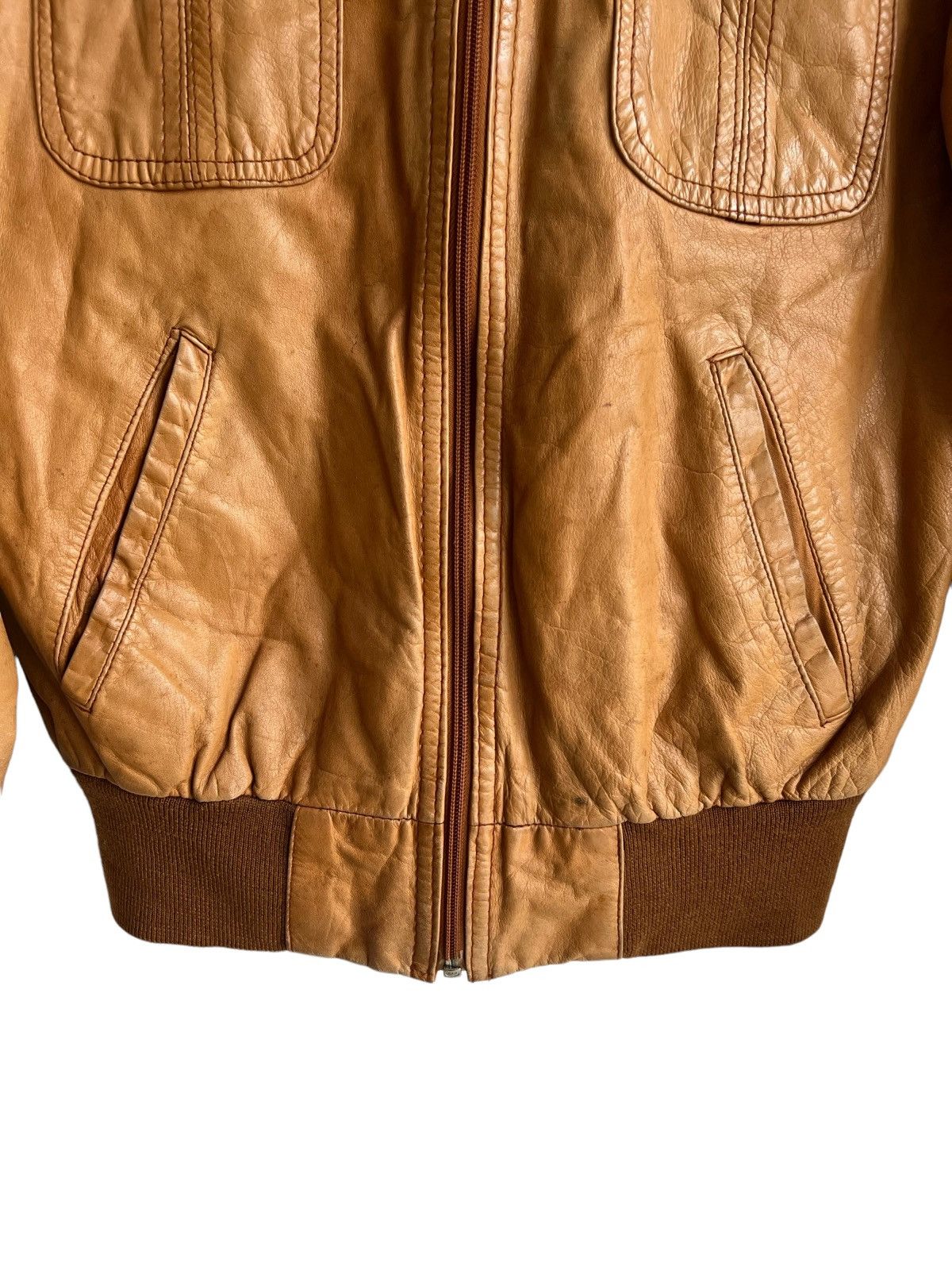 Aero Leathers 50/60s Wilson Leather Broken Horsehide Biker Leather Jacket Size US S / EU 44-46 / 1 - 5 Thumbnail